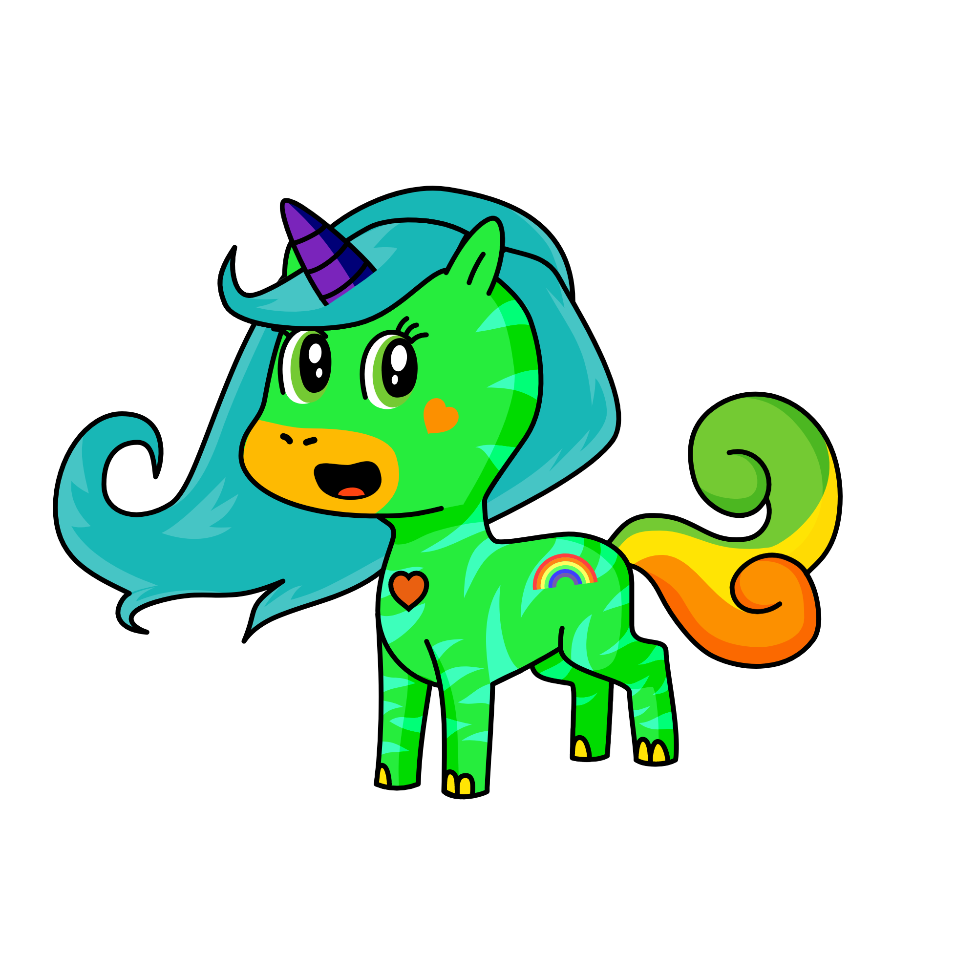 Suar, the unicorn