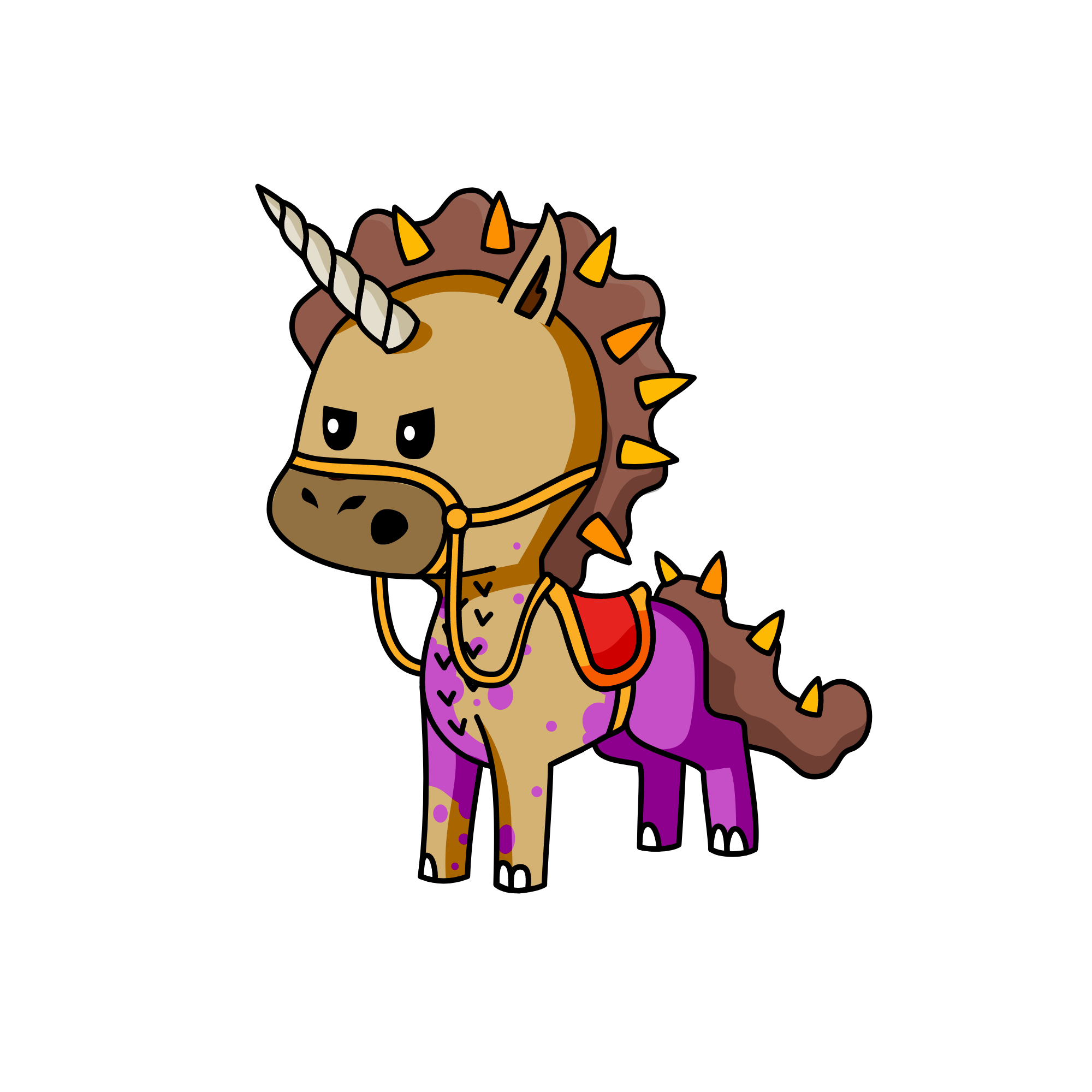 Las Ratitas Pandilleras, the unicorn