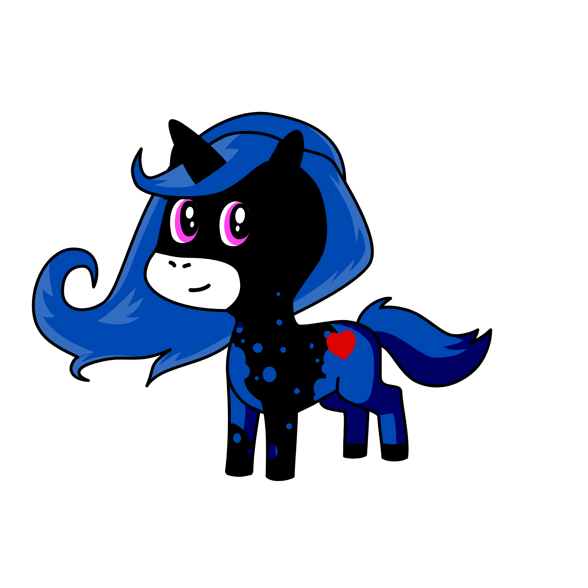 prinsess Luna, the unicorn