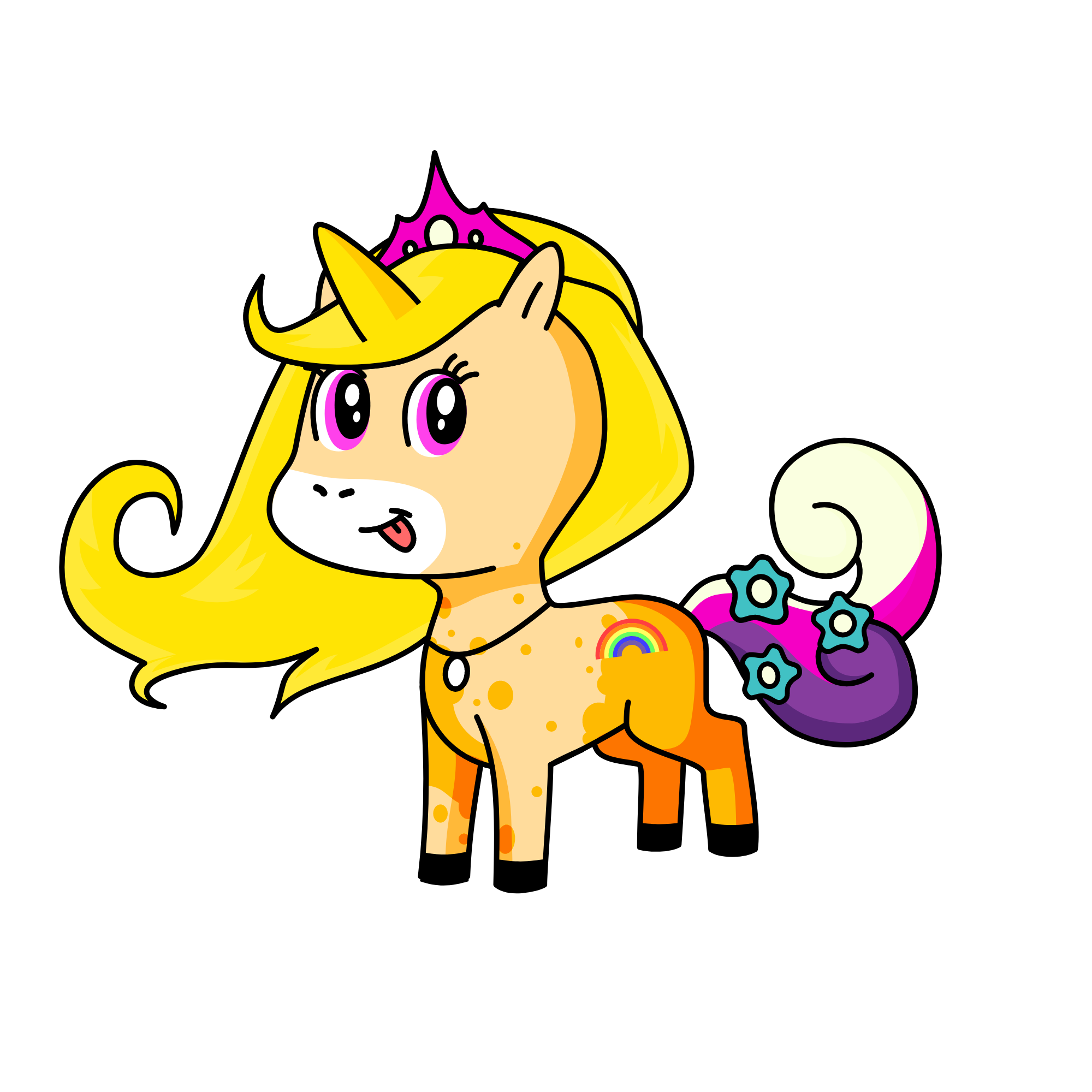 Las Ratitas Pandilleras, the unicorn