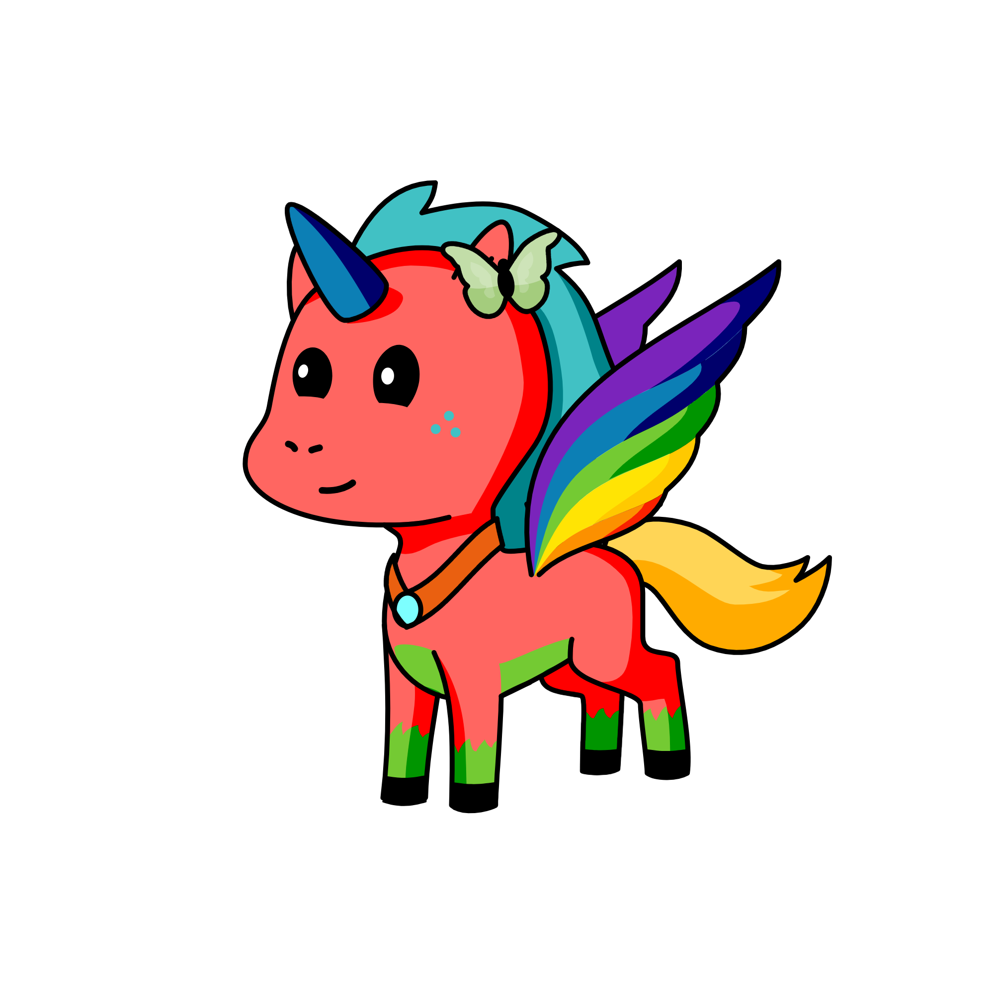 Ugly, the unicorn