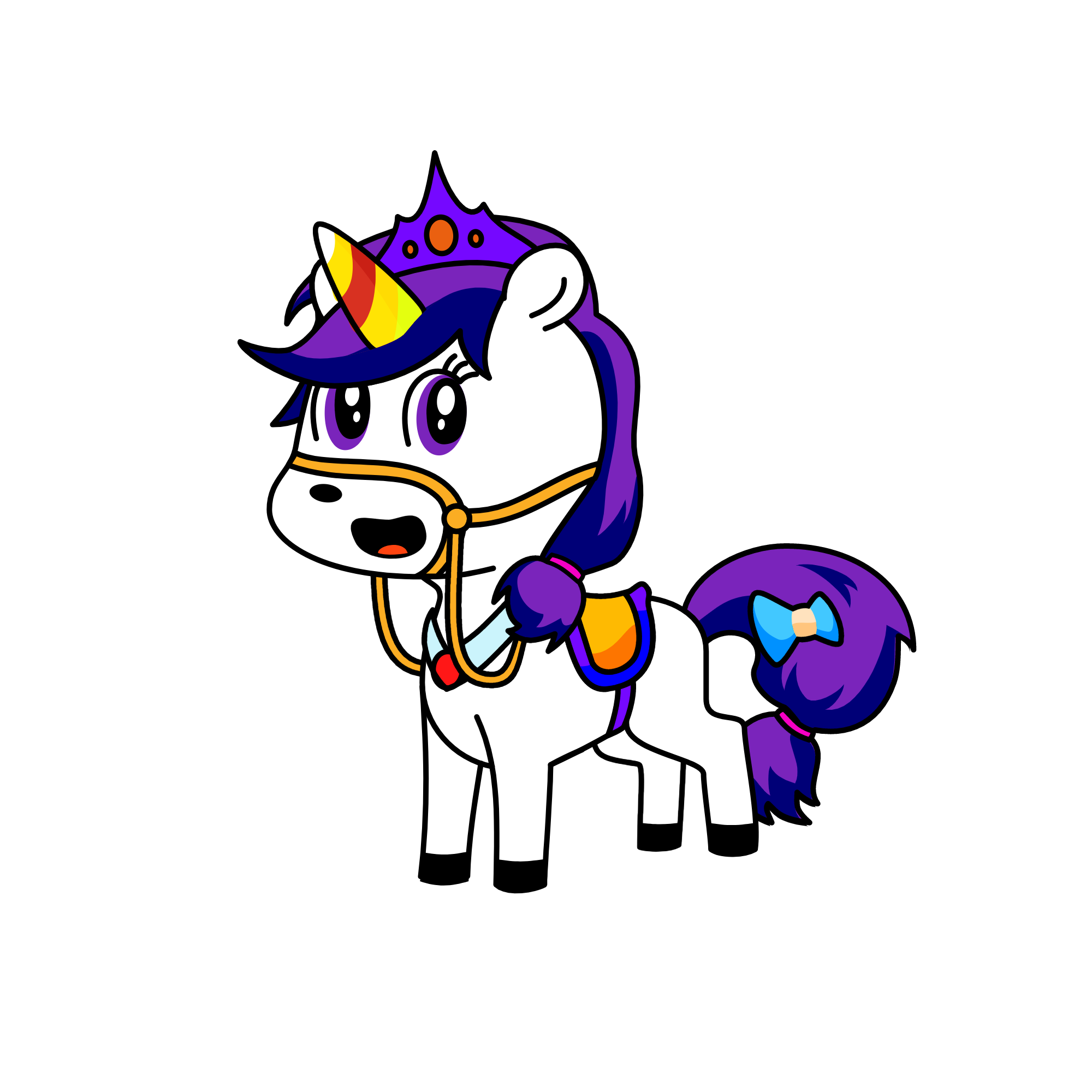 snowy, the unicorn