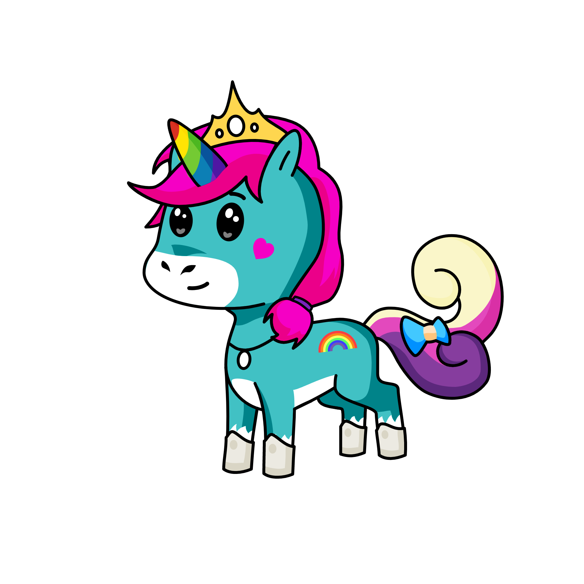 Qween Uni, the unicorn