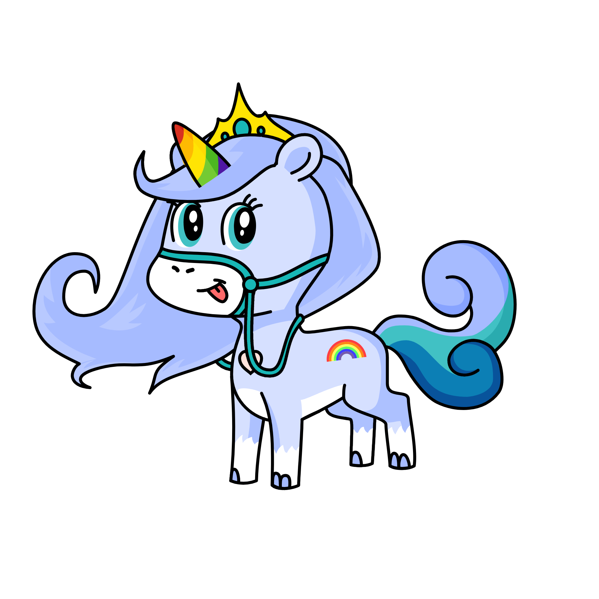 Sapphire, the unicorn
