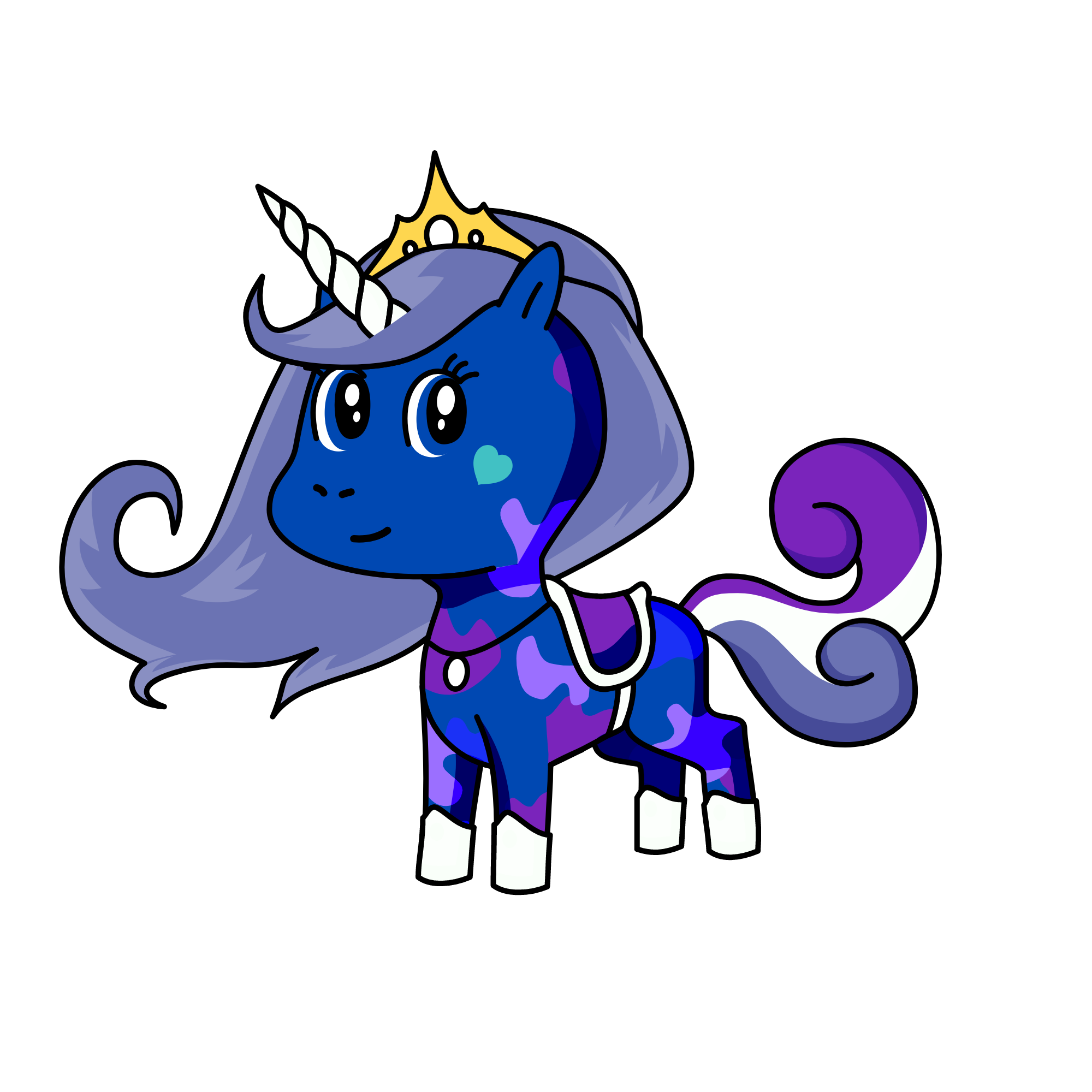 Moon B. Light , the unicorn