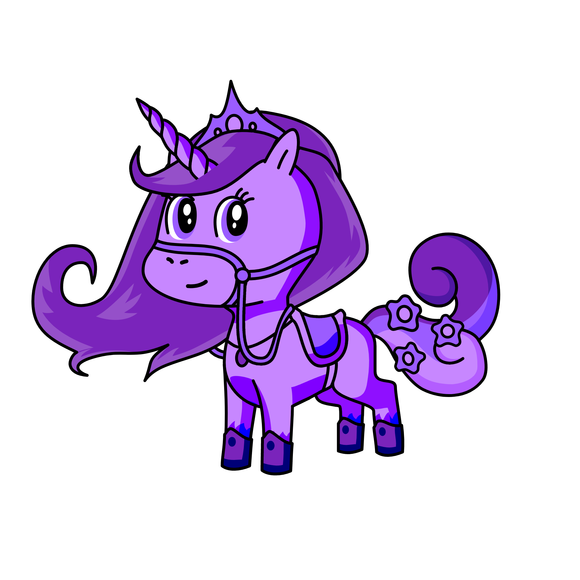 purplish, the unicorn