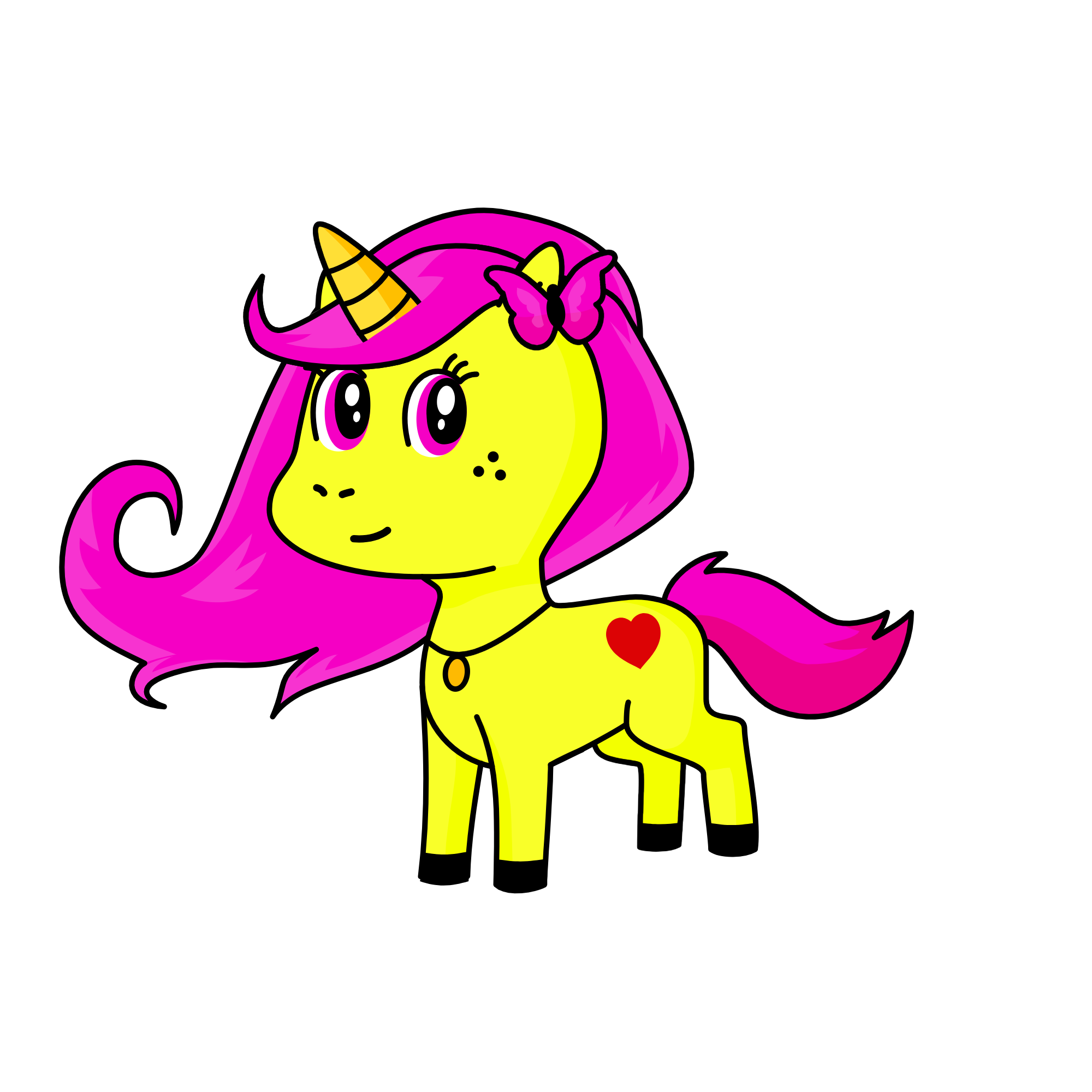 fluttershy, the unicorn