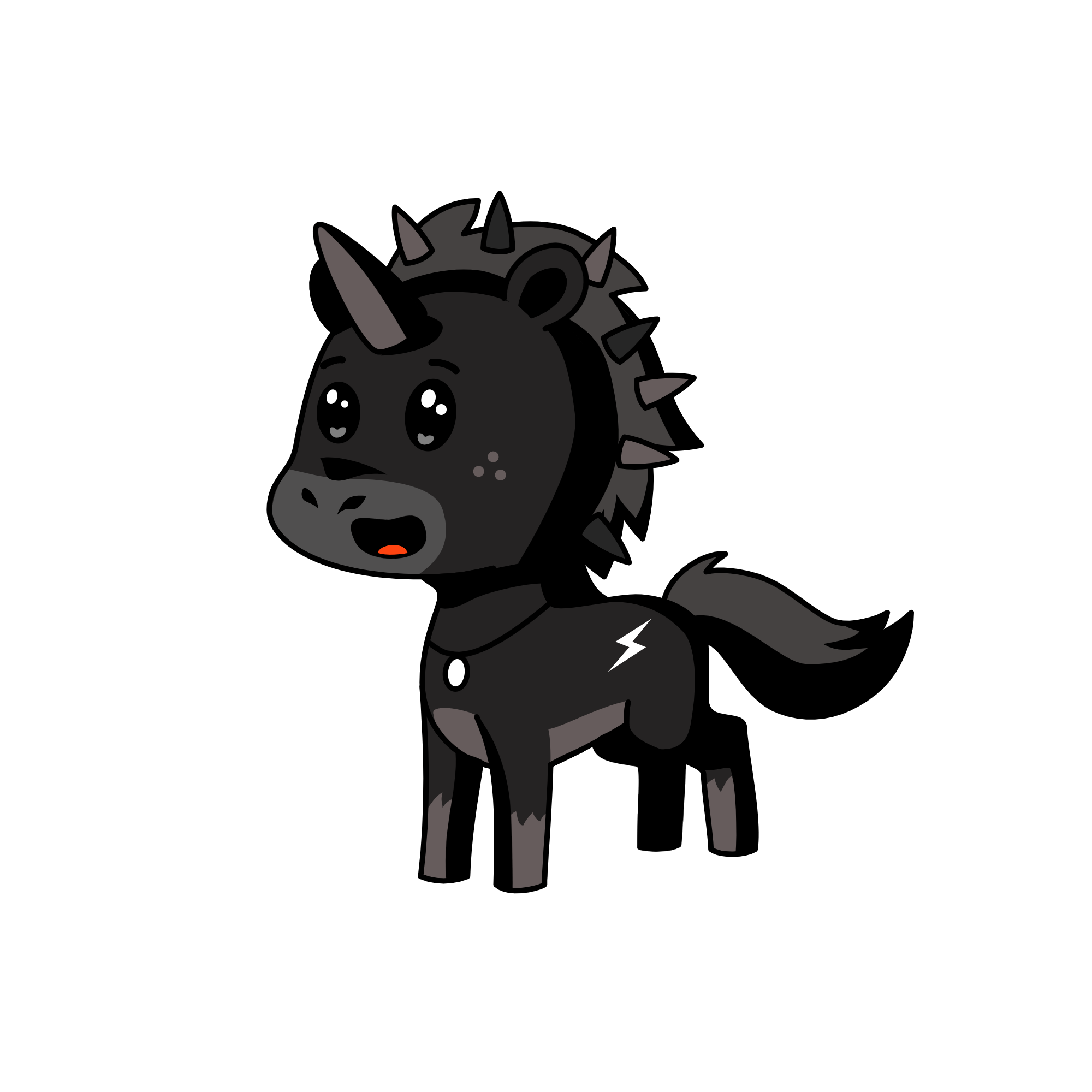 Midnight, the unicorn