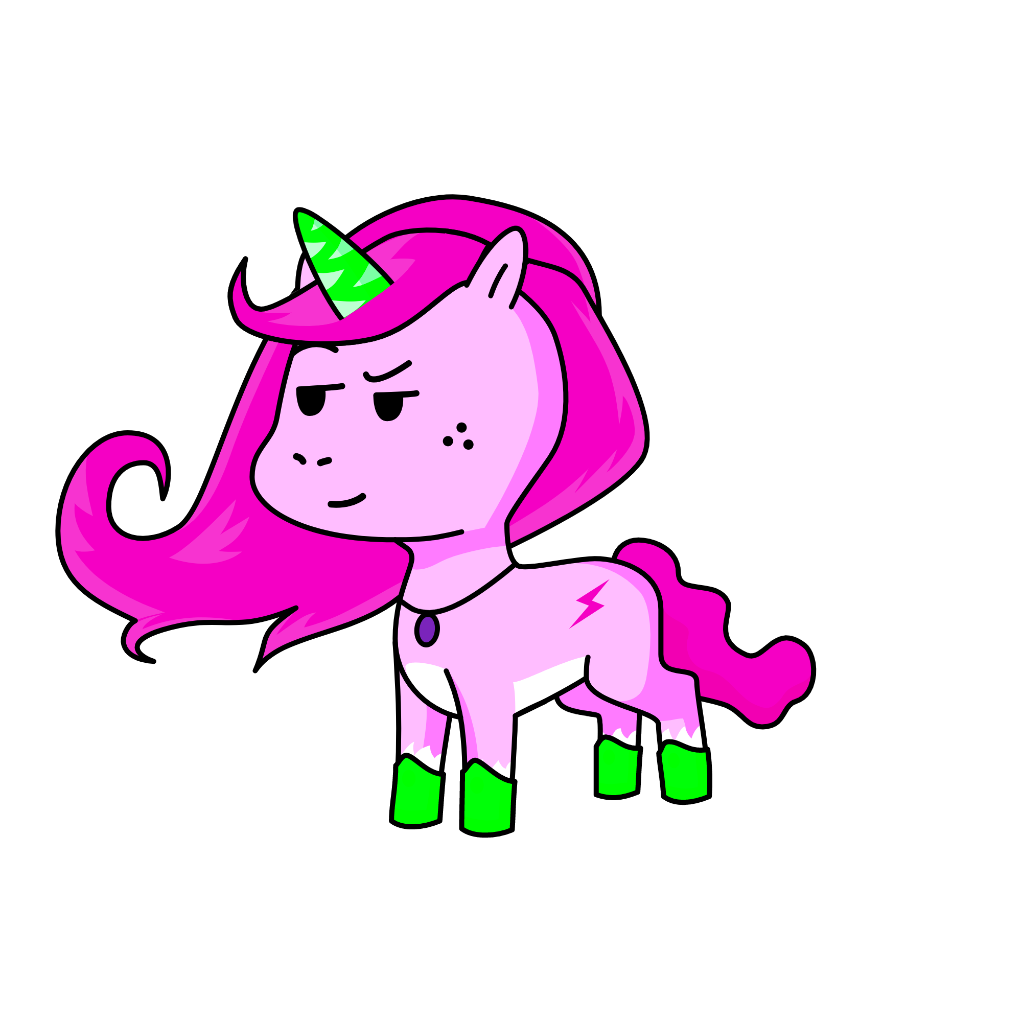 Poisoner Bella, the unicorn