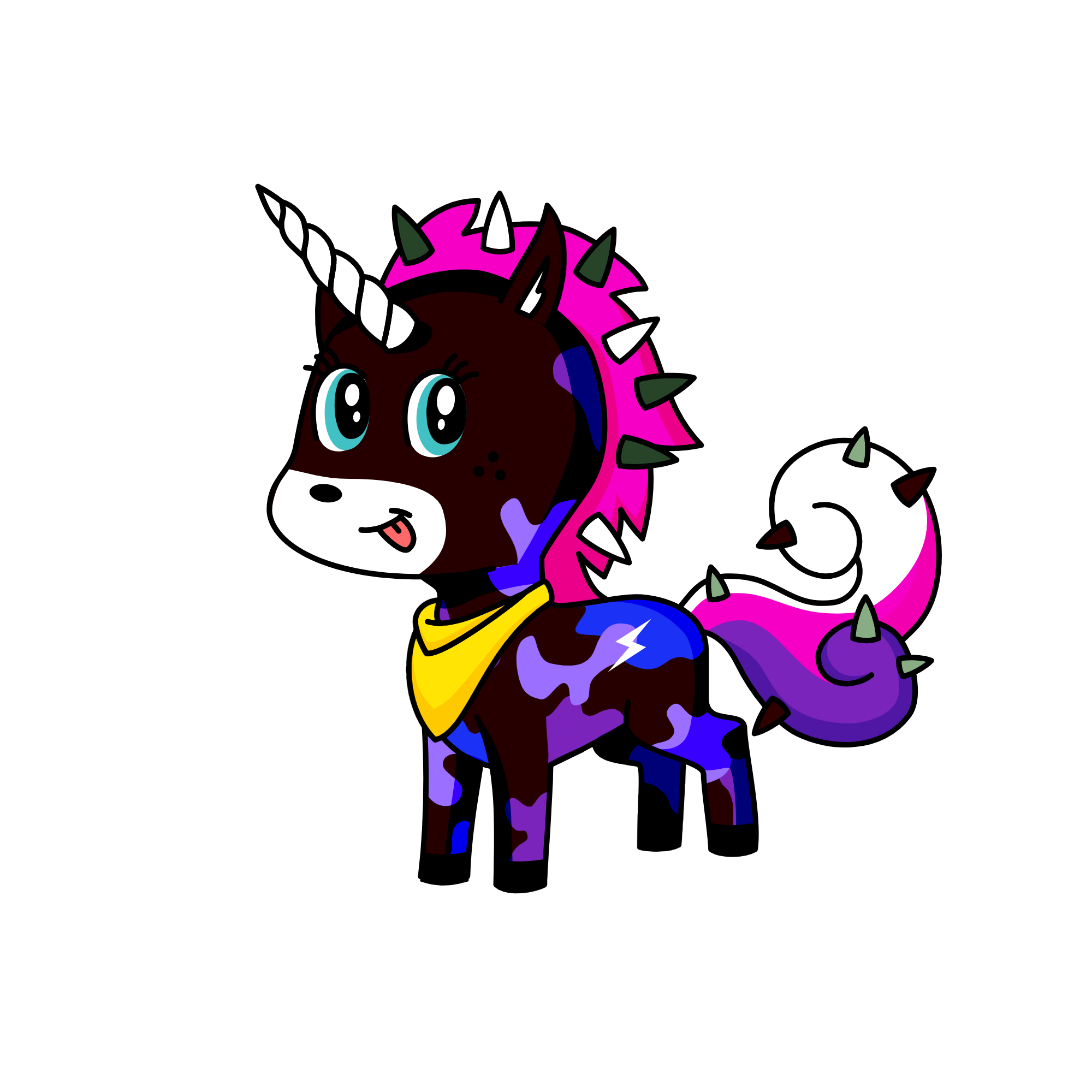 Bang, the unicorn
