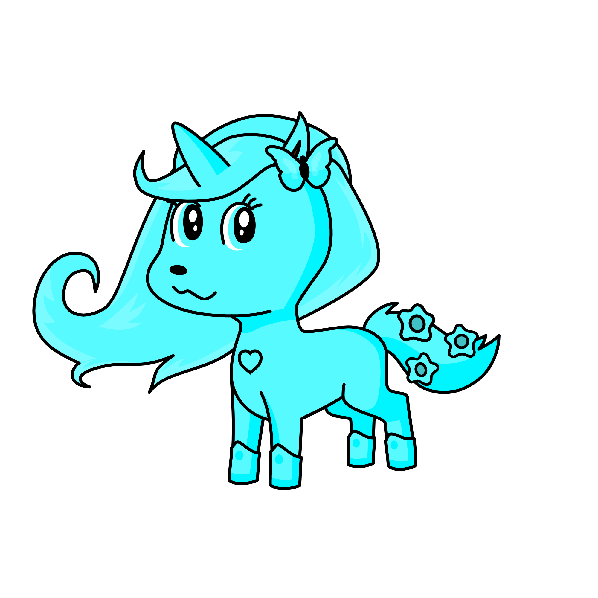life is fun', the unicorn