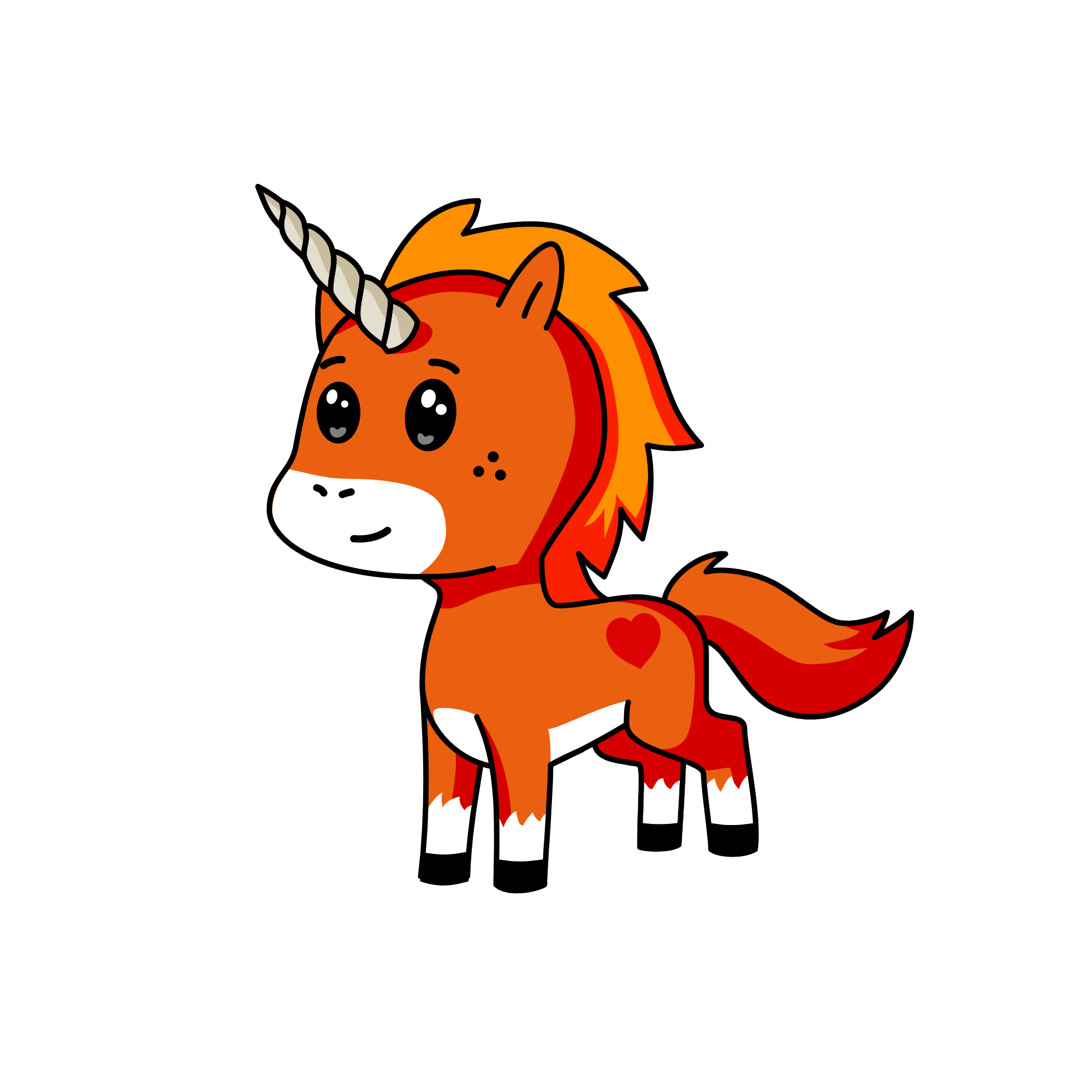 fire 🔥 , the unicorn