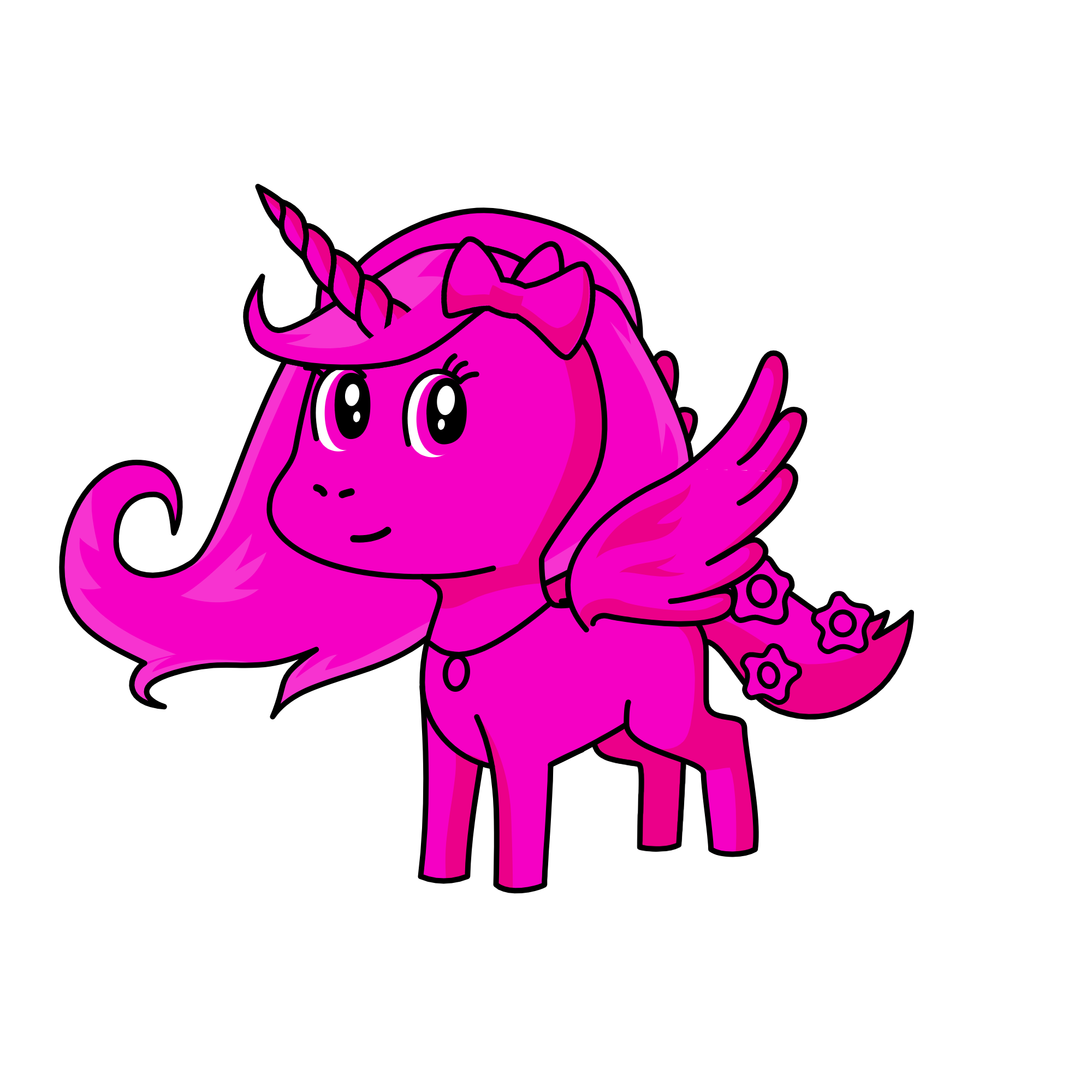 crazy unicorn, the unicorn