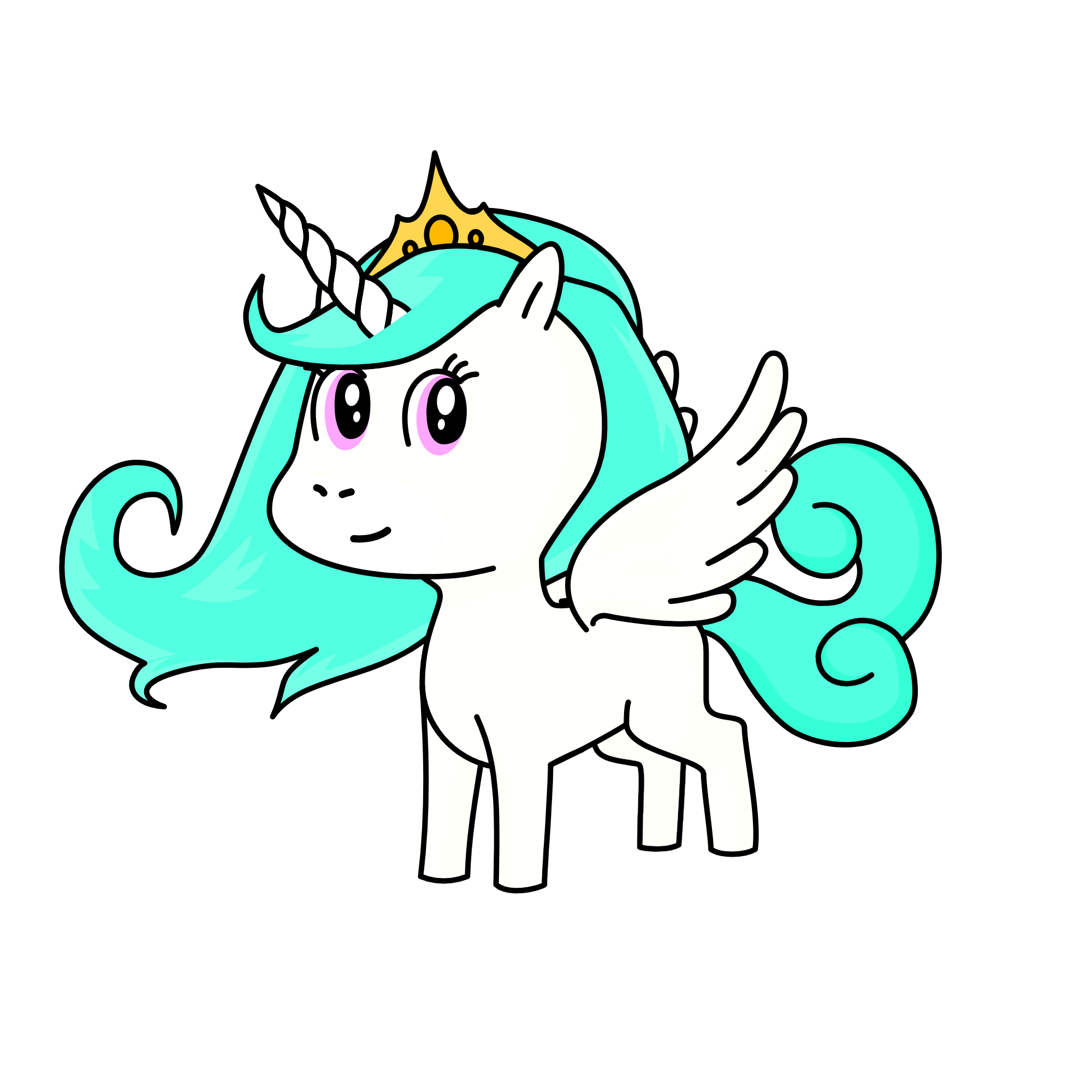 queen of my little pony, the unicorn