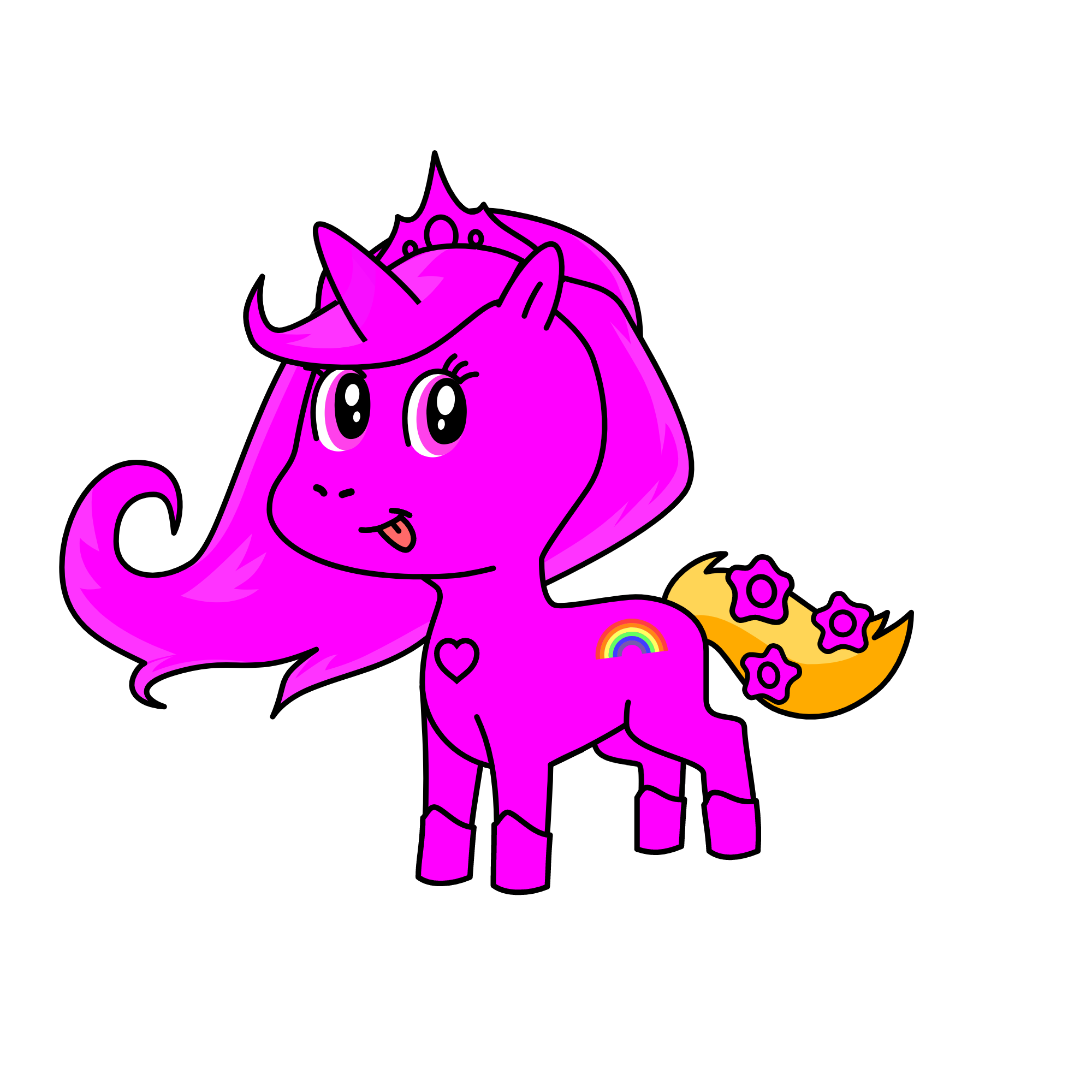 PİNKONİNKO, the unicorn