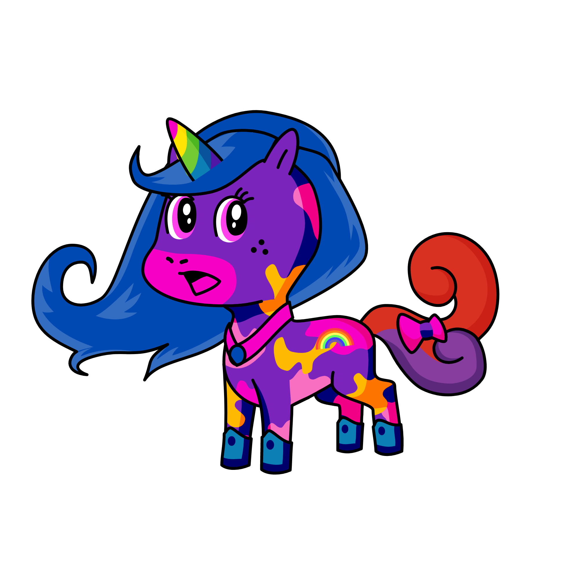 rainbow, the unicorn