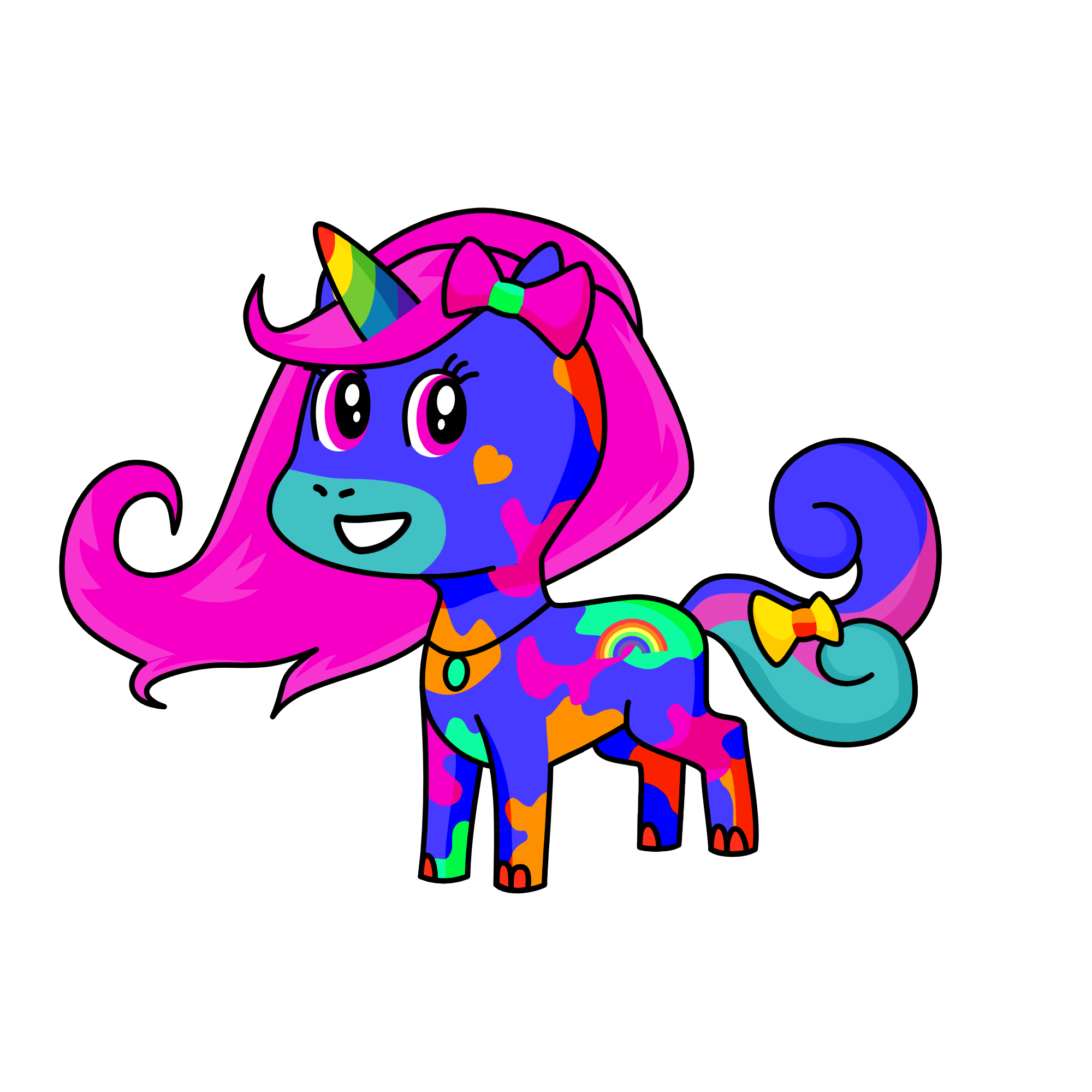 Pipi, the unicorn