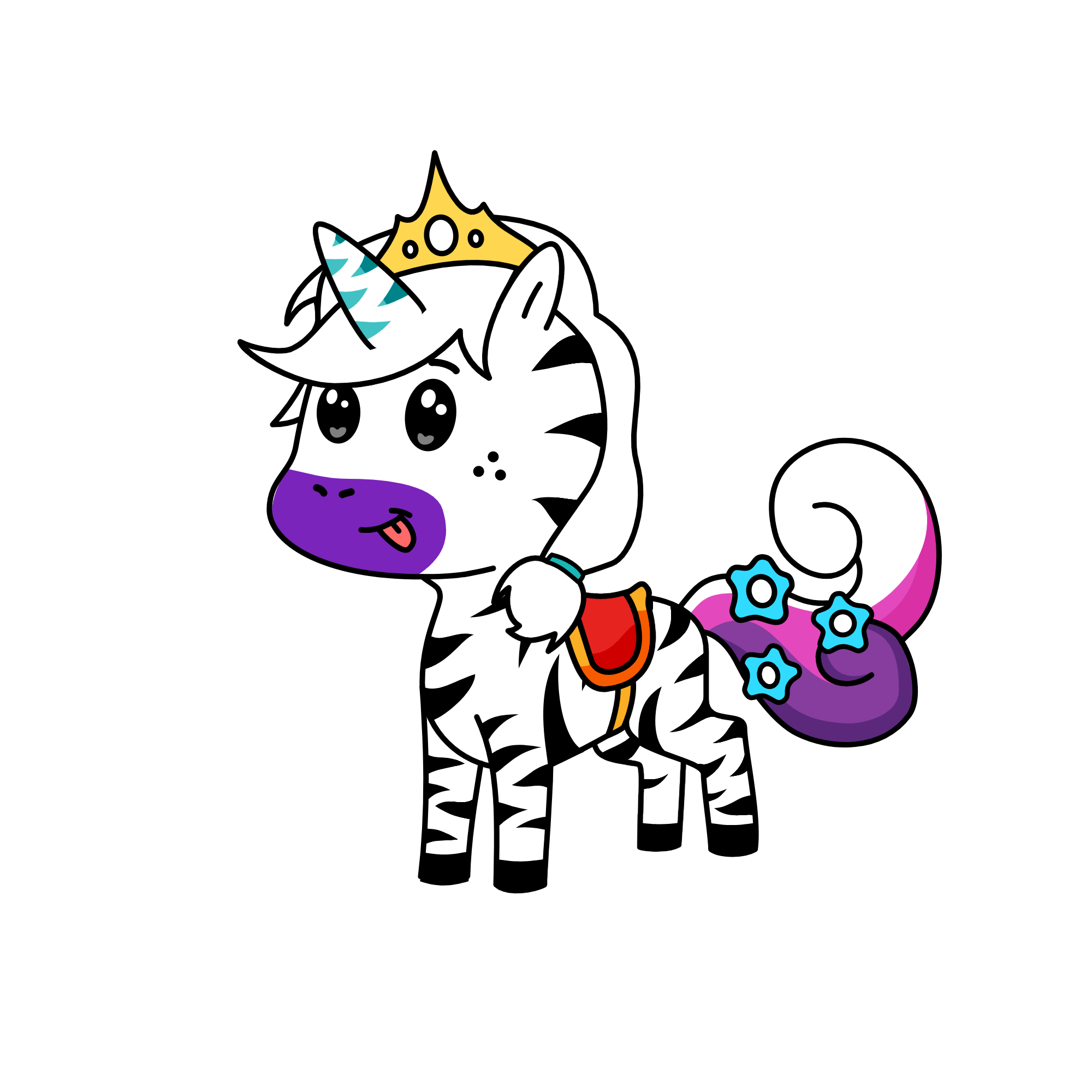 stripy, the unicorn