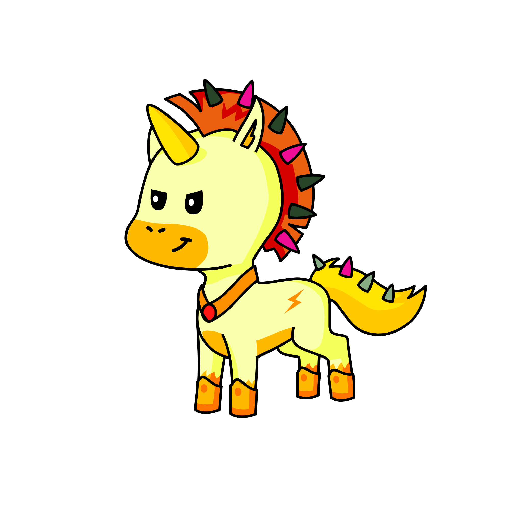 tom the heat king, the unicorn