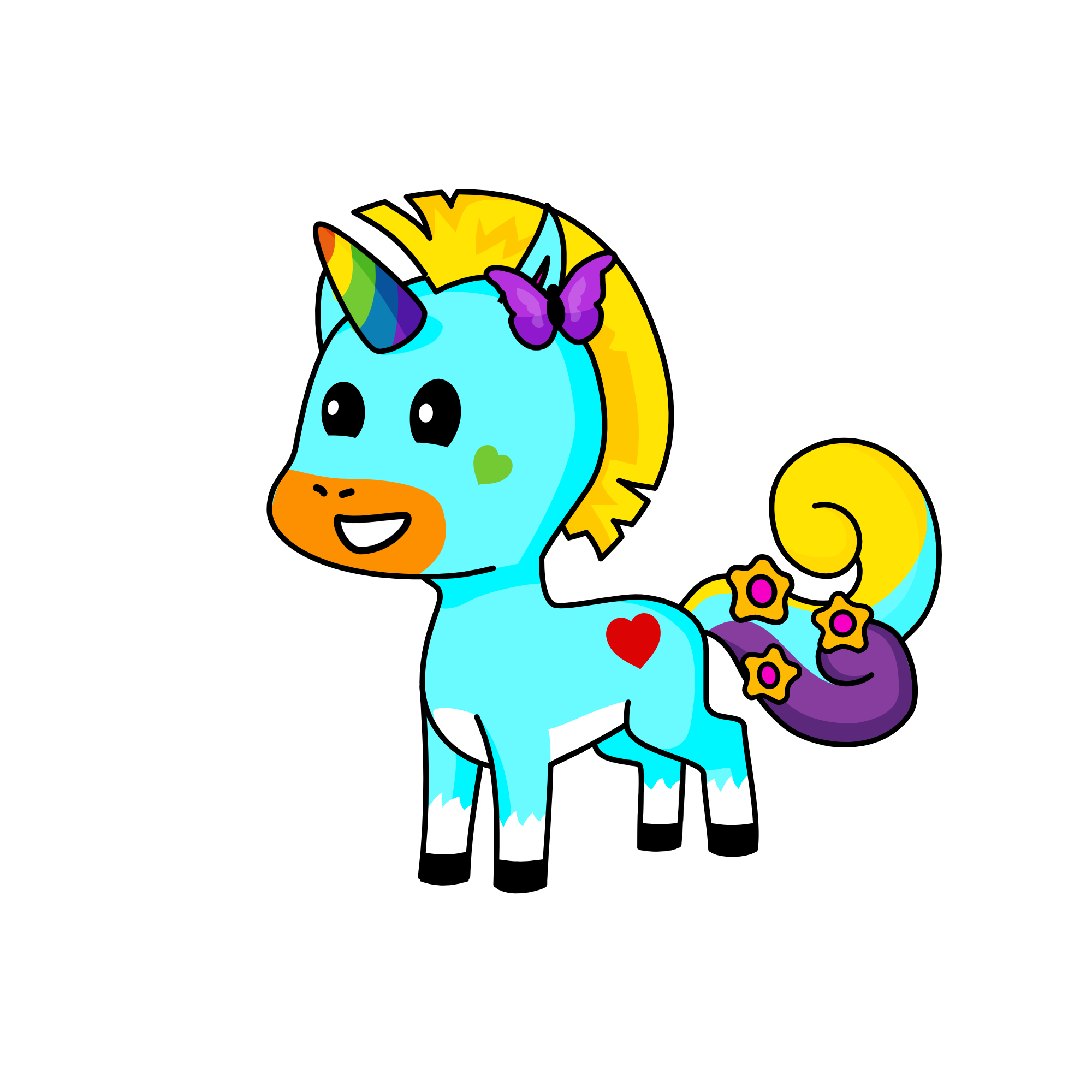 mavi ay, the unicorn