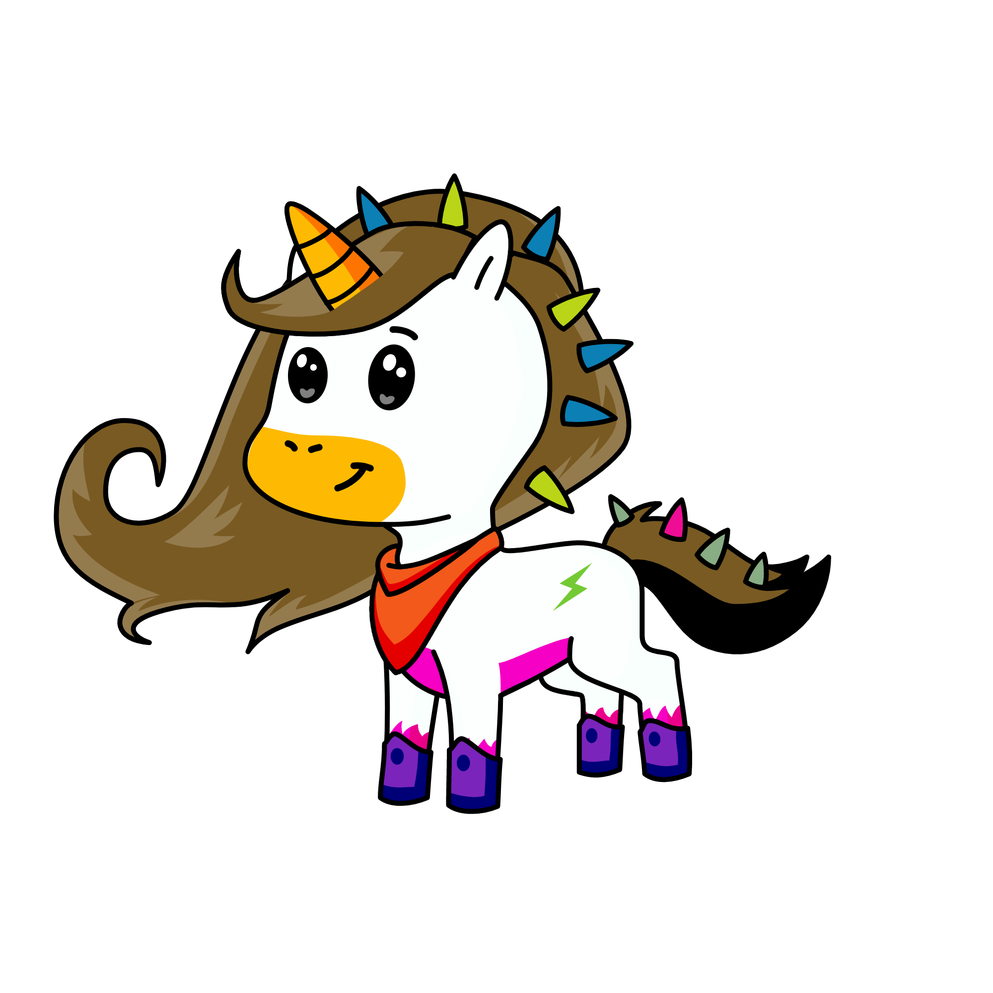 super hero Mila, the unicorn