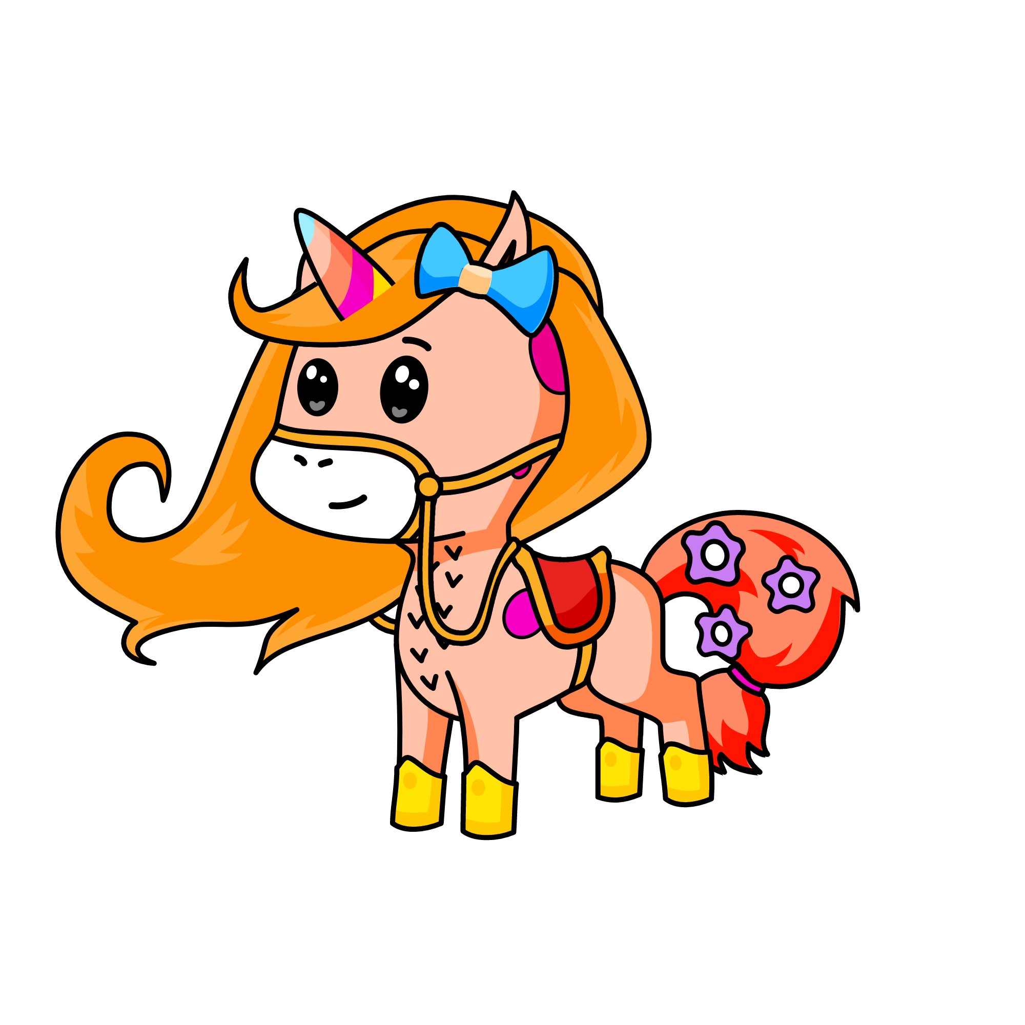 🦄🦄🦄🐴🐴🐴🐴, the unicorn
