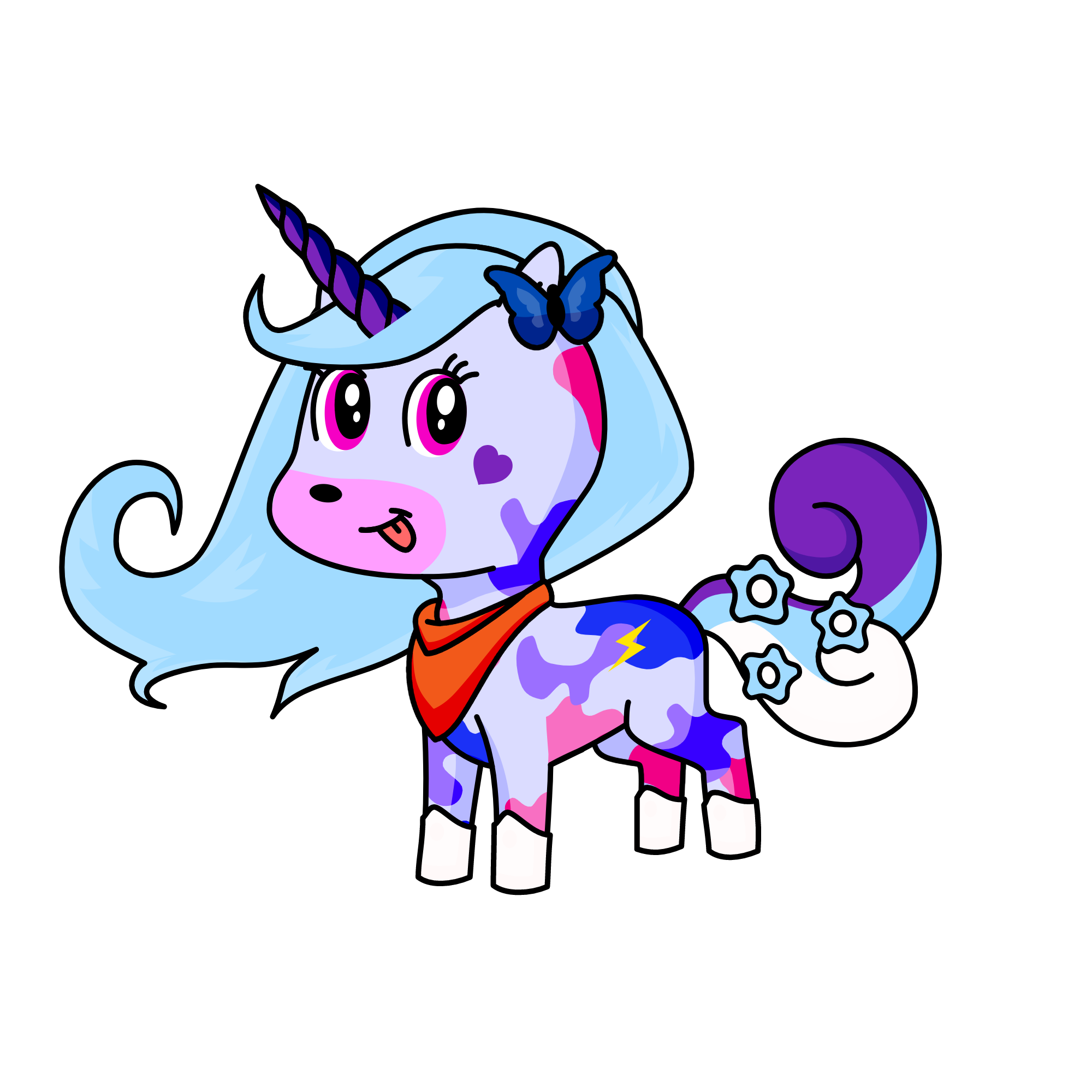 Nevina, the unicorn