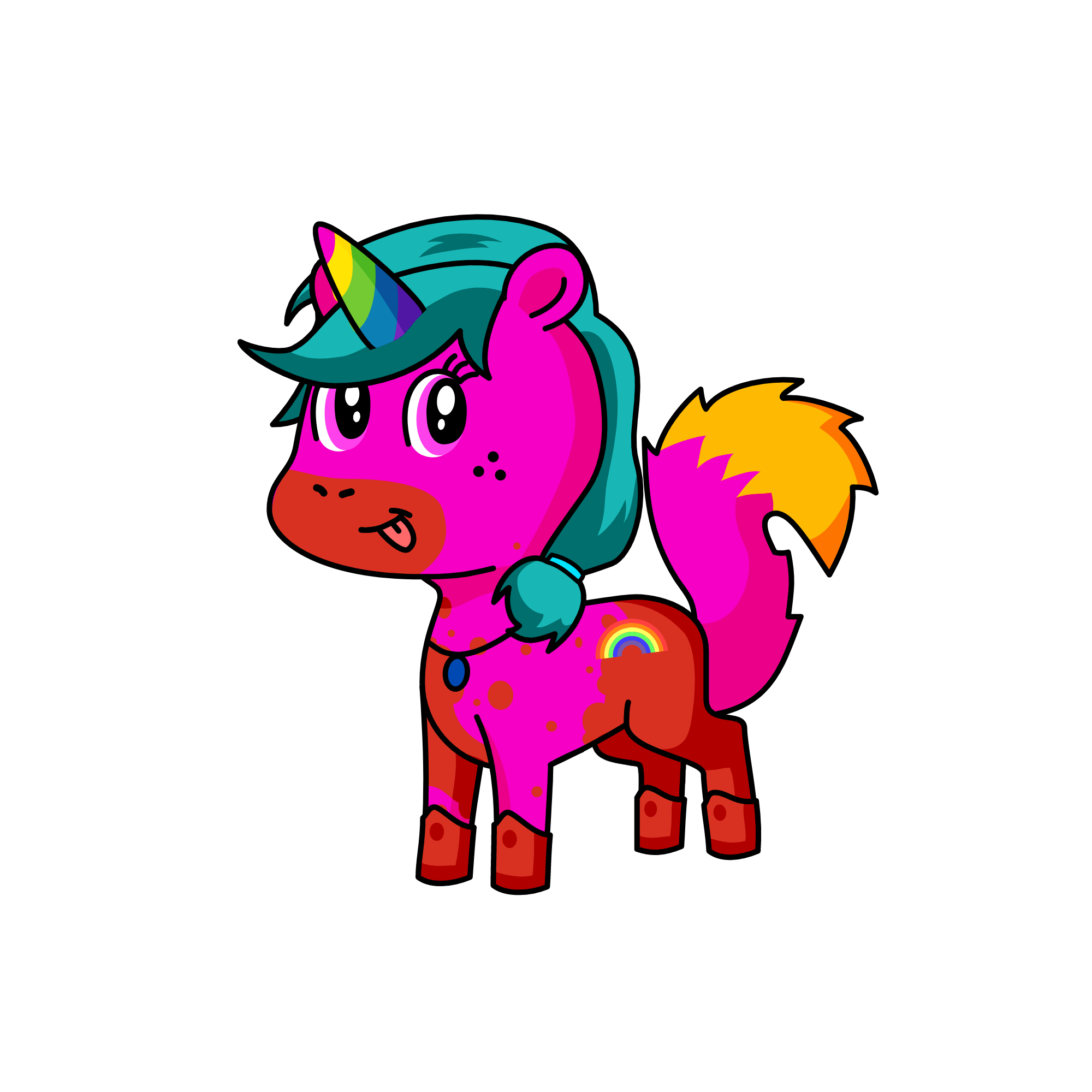 rainbow, the unicorn