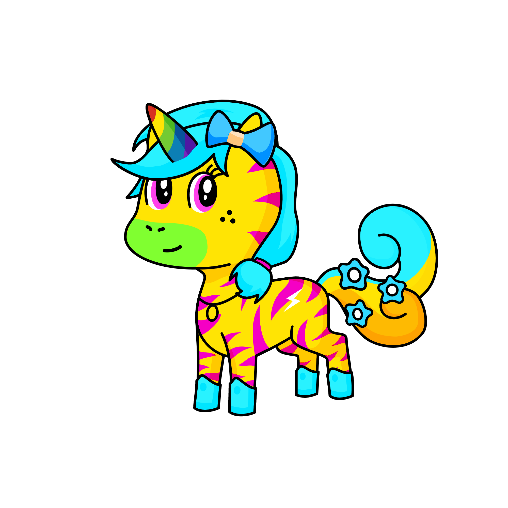 Sun, the unicorn
