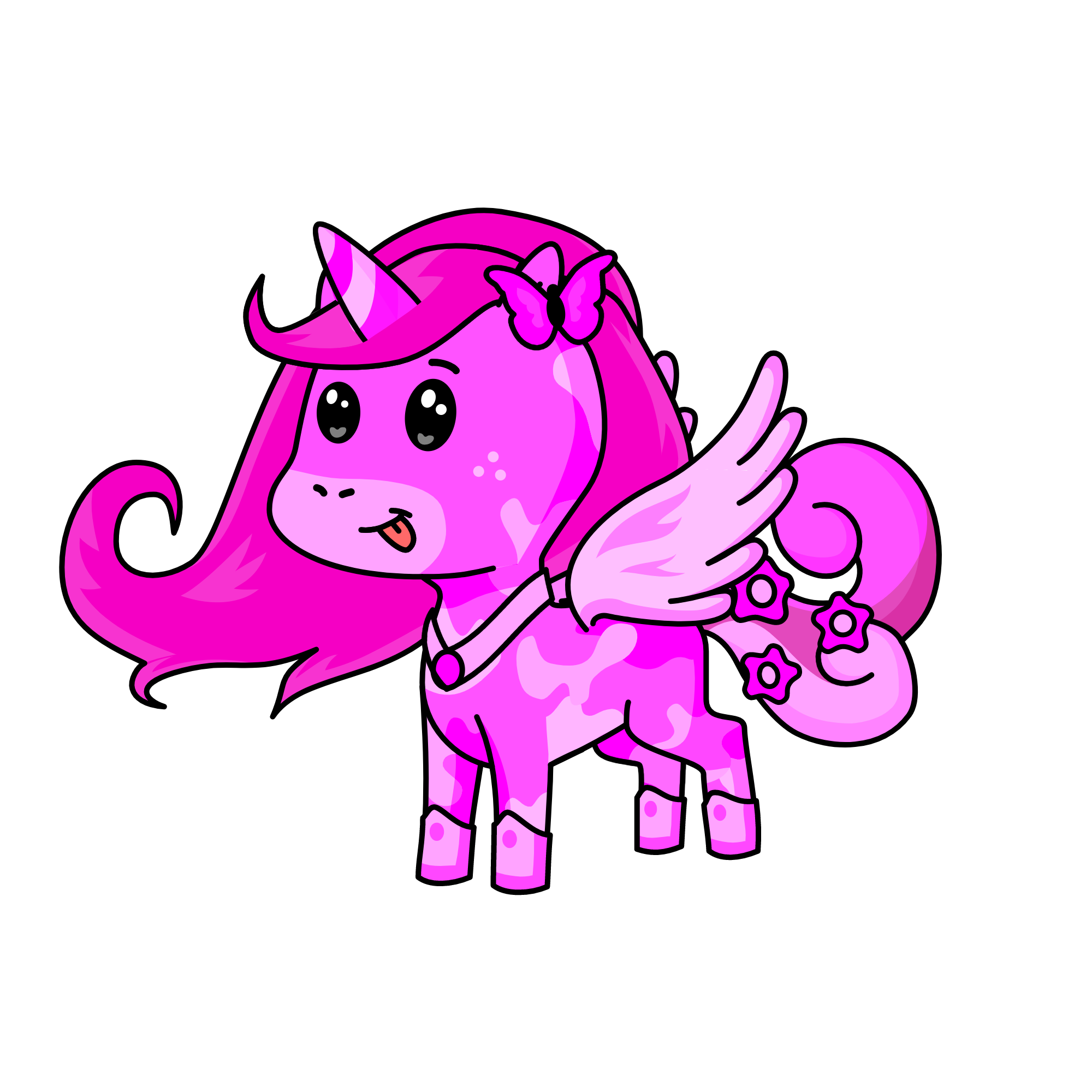 pinky, the unicorn