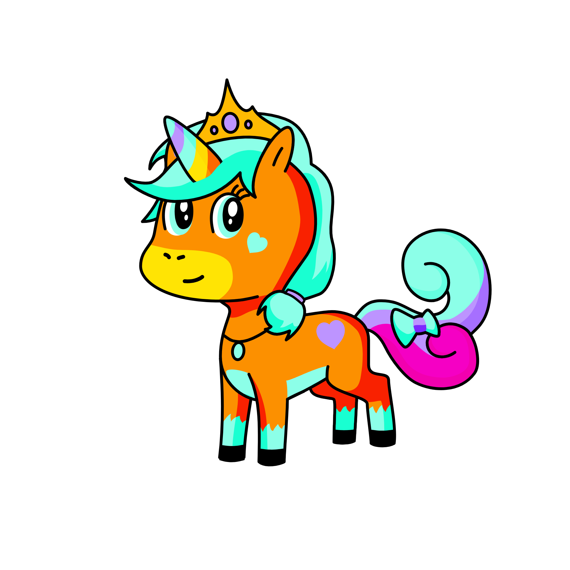 Sky, the unicorn