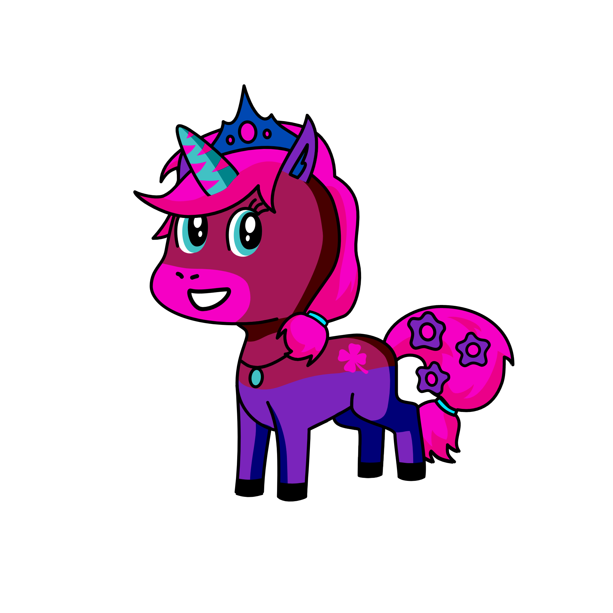 queen daisy, the unicorn