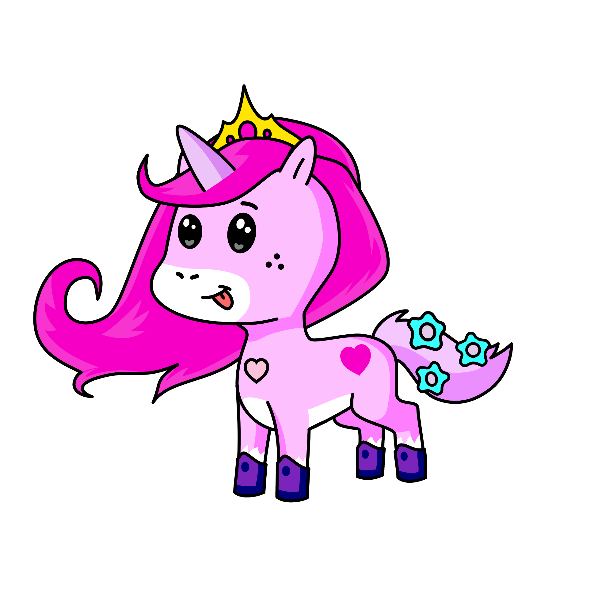 pinky, the unicorn