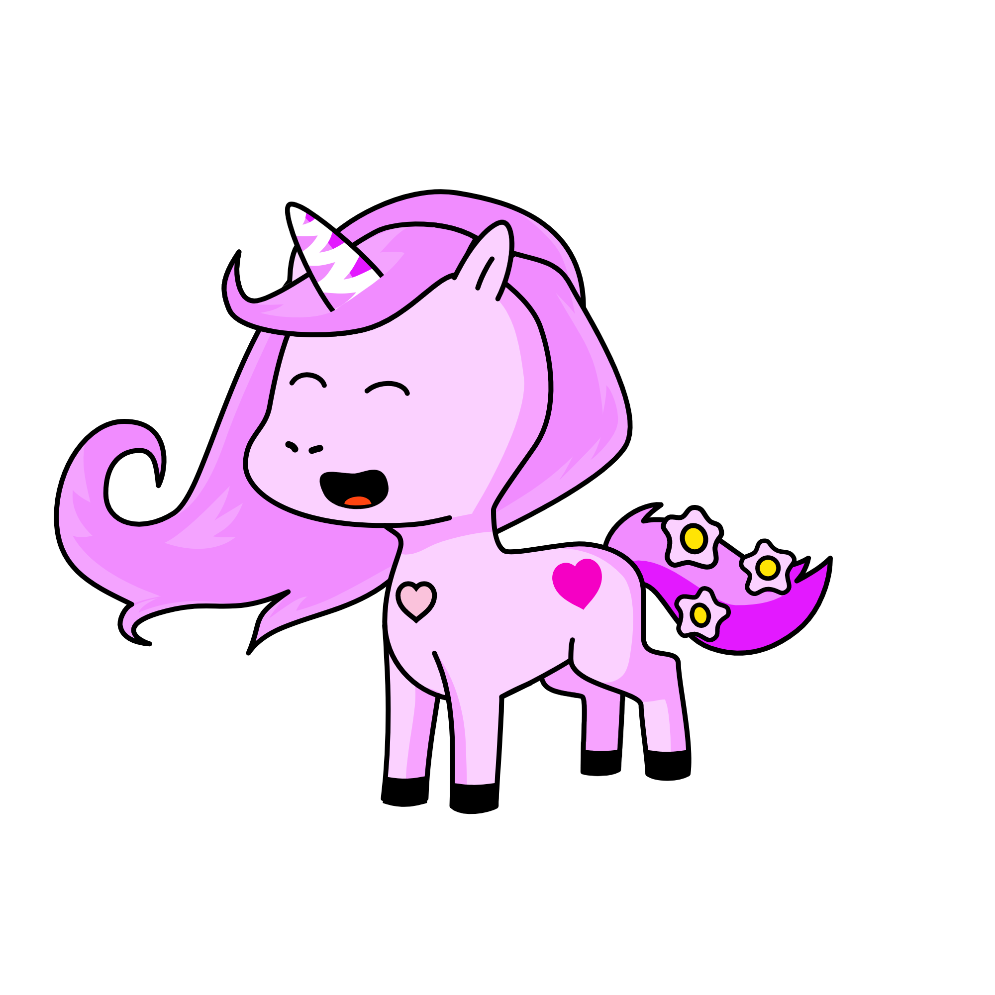 pinky, the unicorn