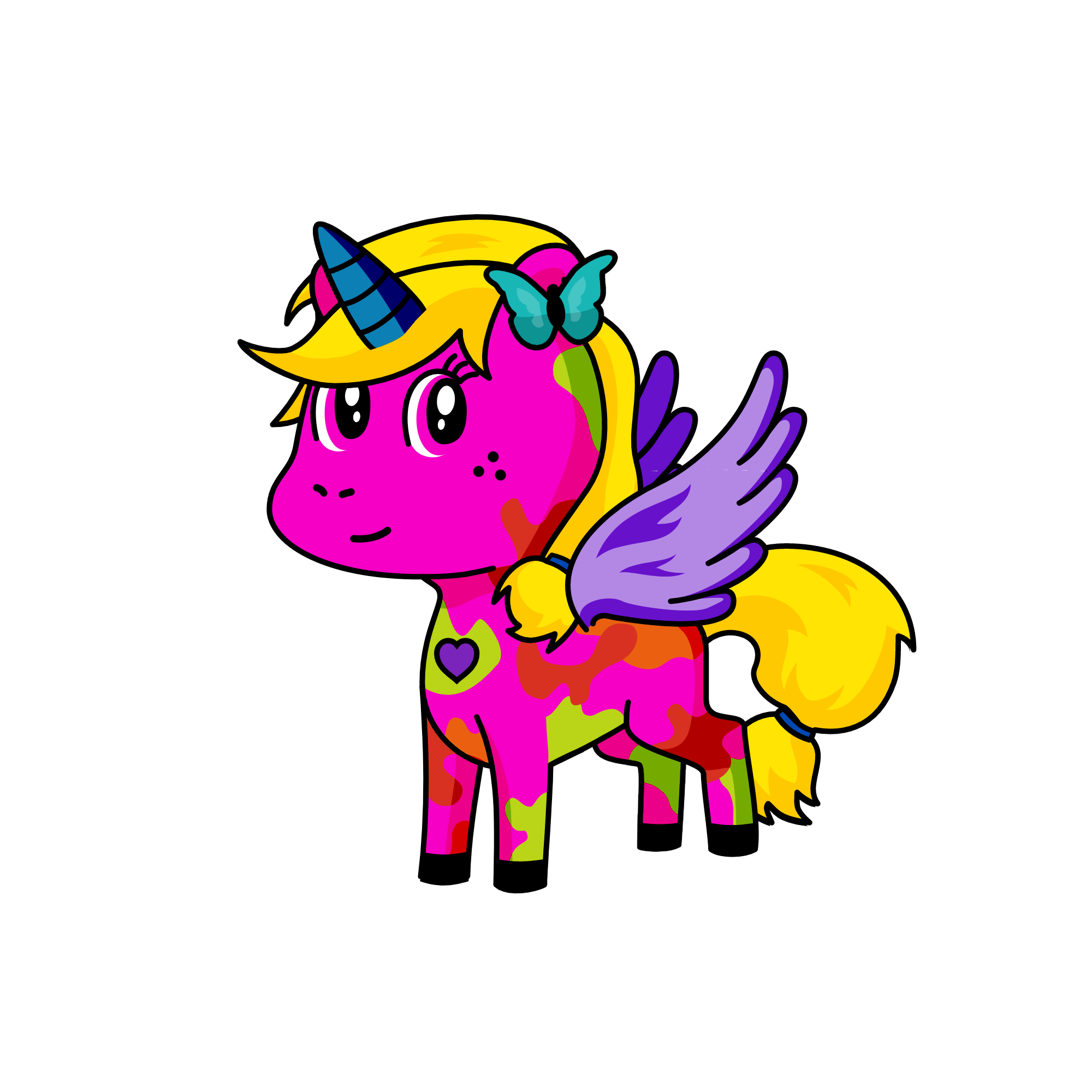 mechon amarillo, the unicorn