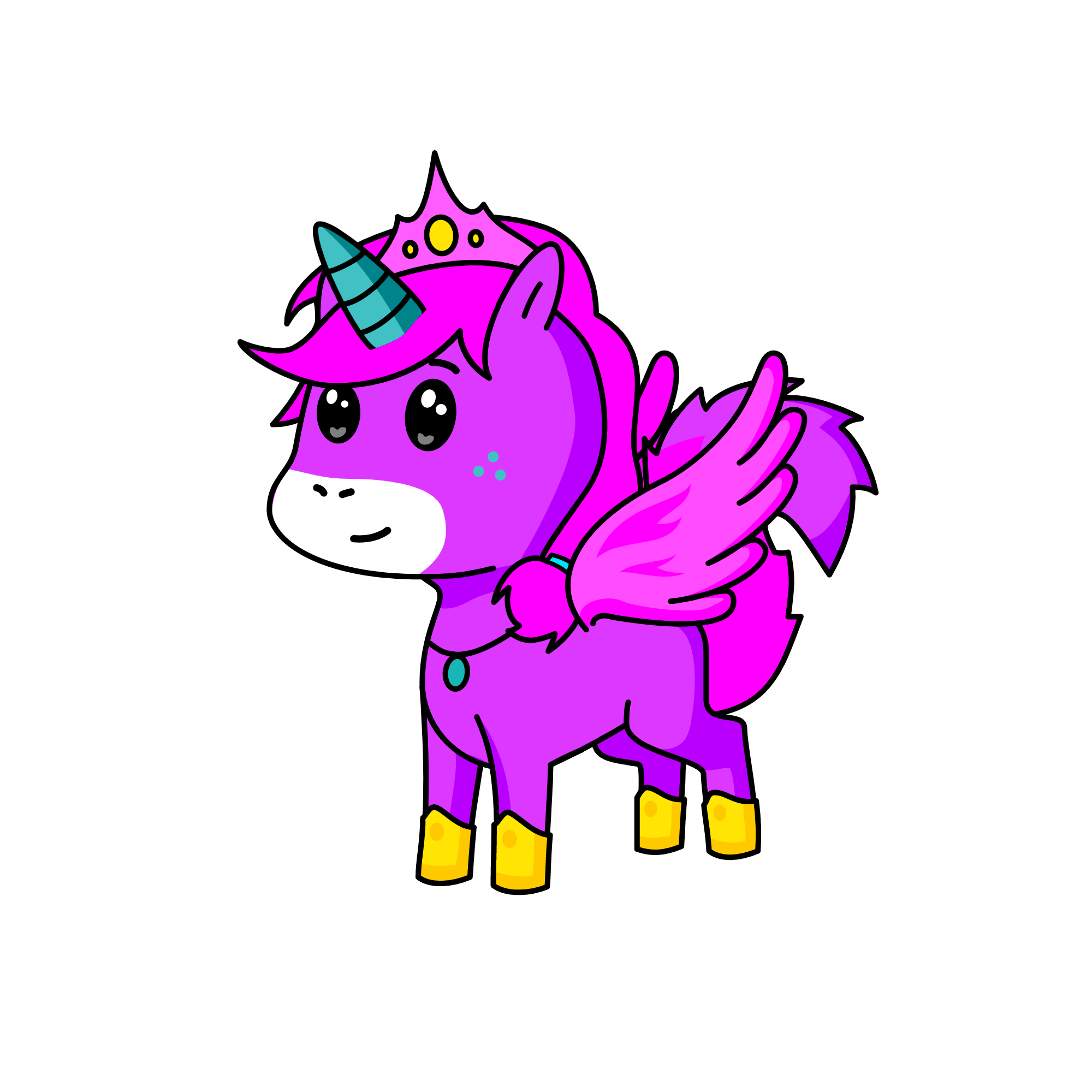 Queen Akulet, the unicorn