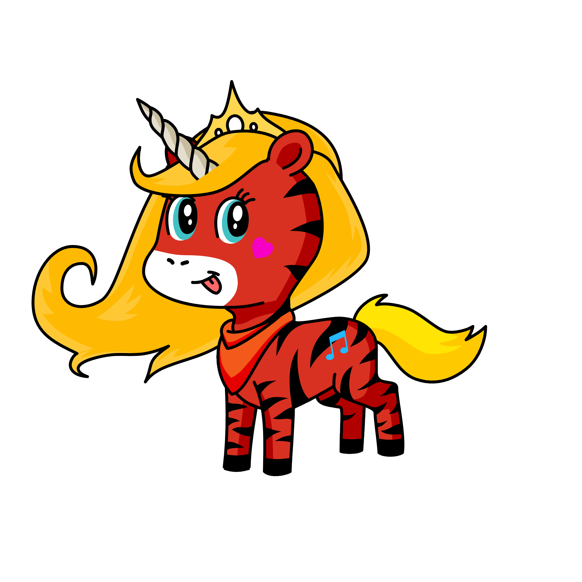 Quny, the unicorn