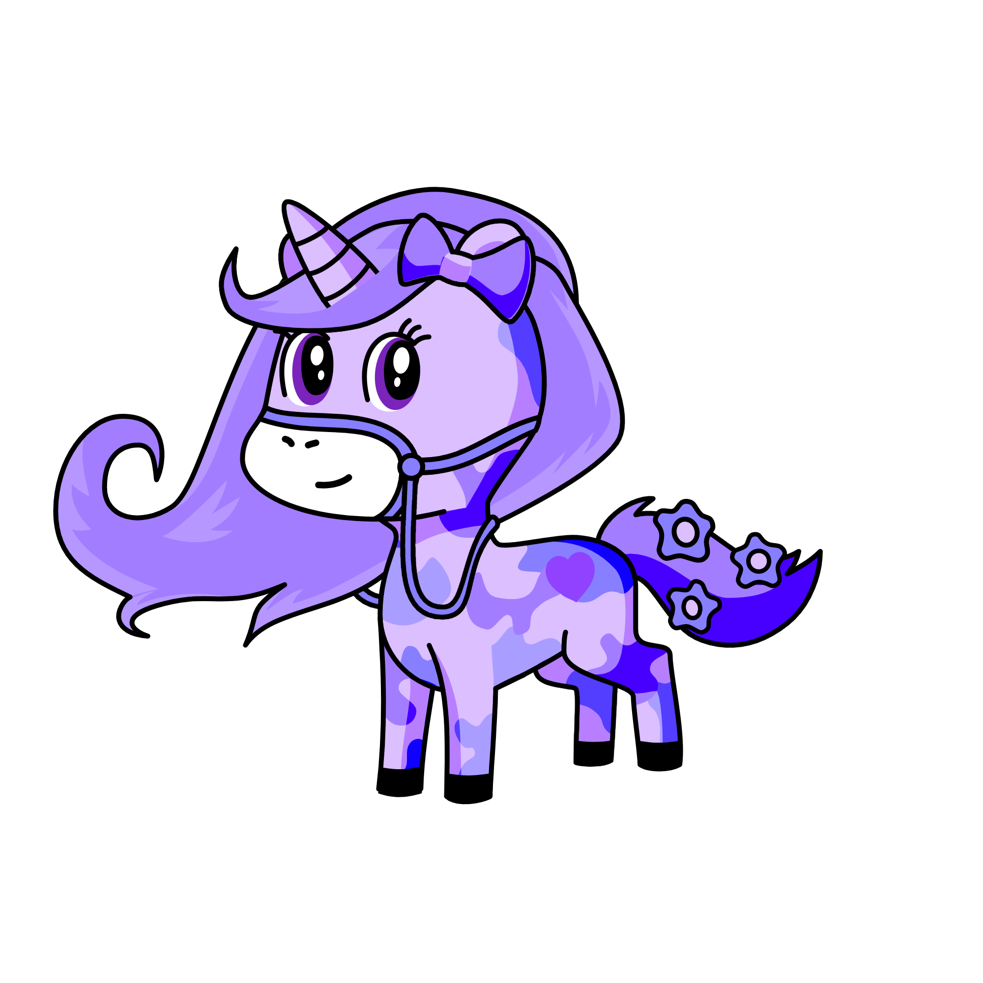 violet, the unicorn