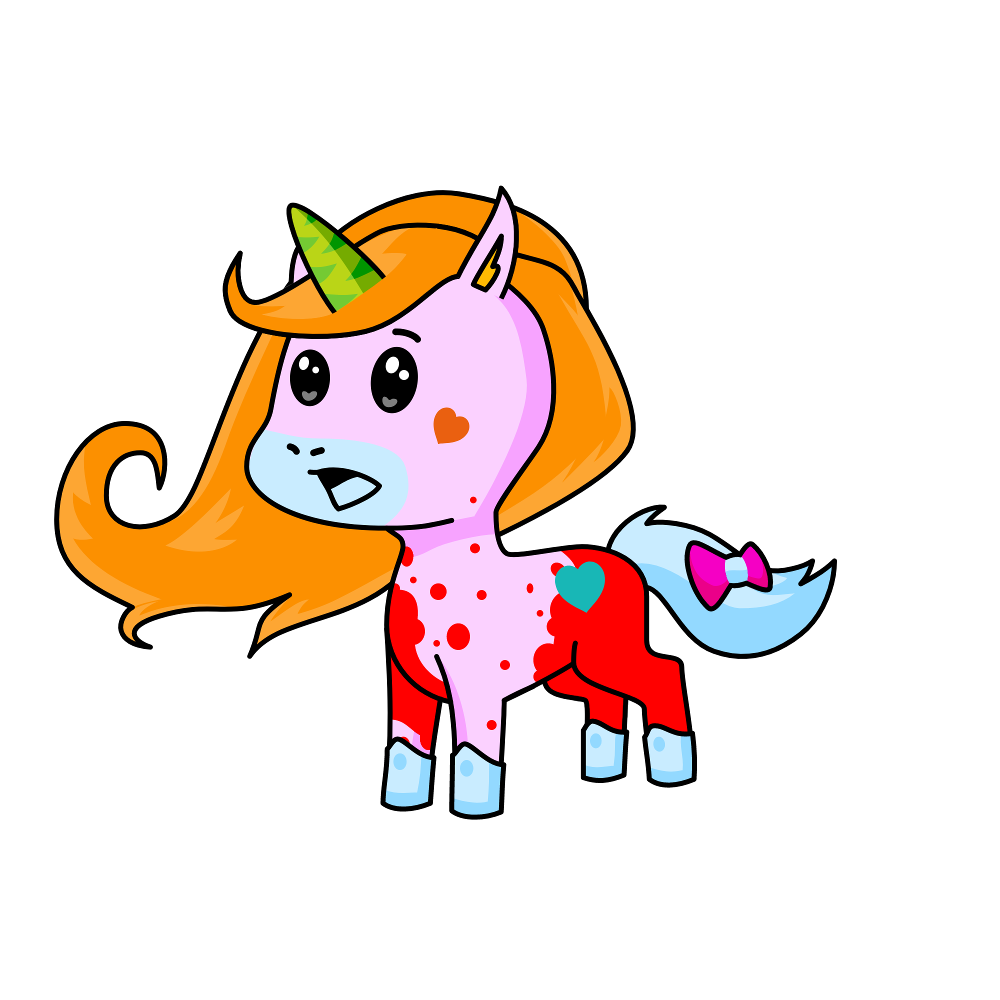 sam anb cat, the unicorn