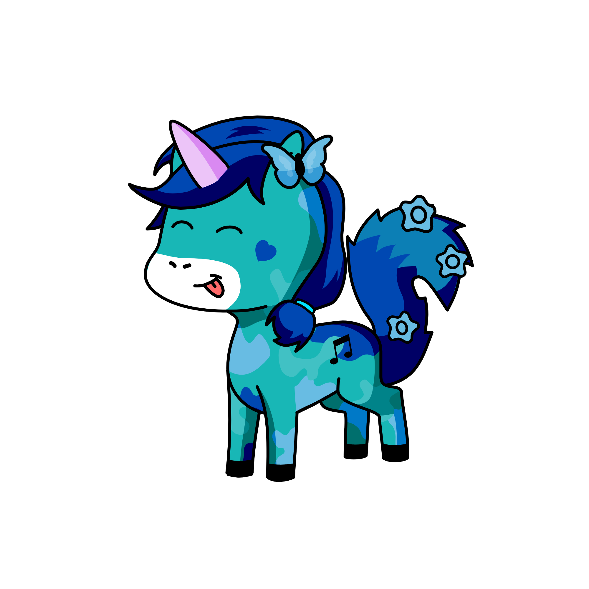 snowy the arctic foxicorn, the unicorn