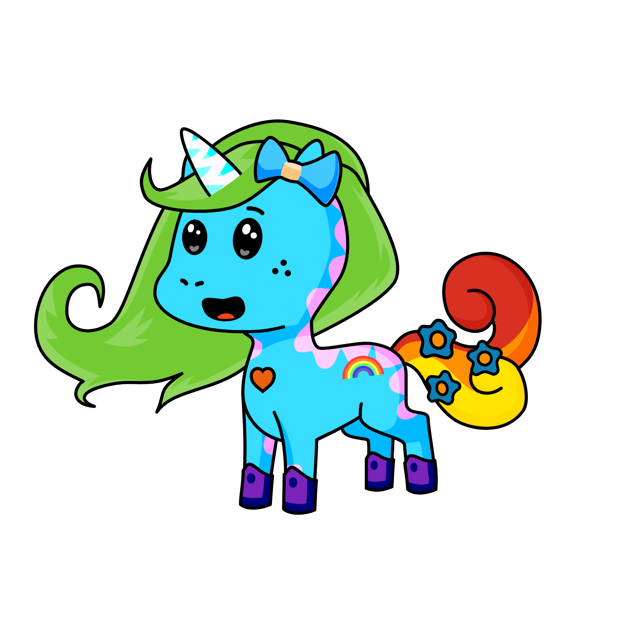 rainbow, the unicorn