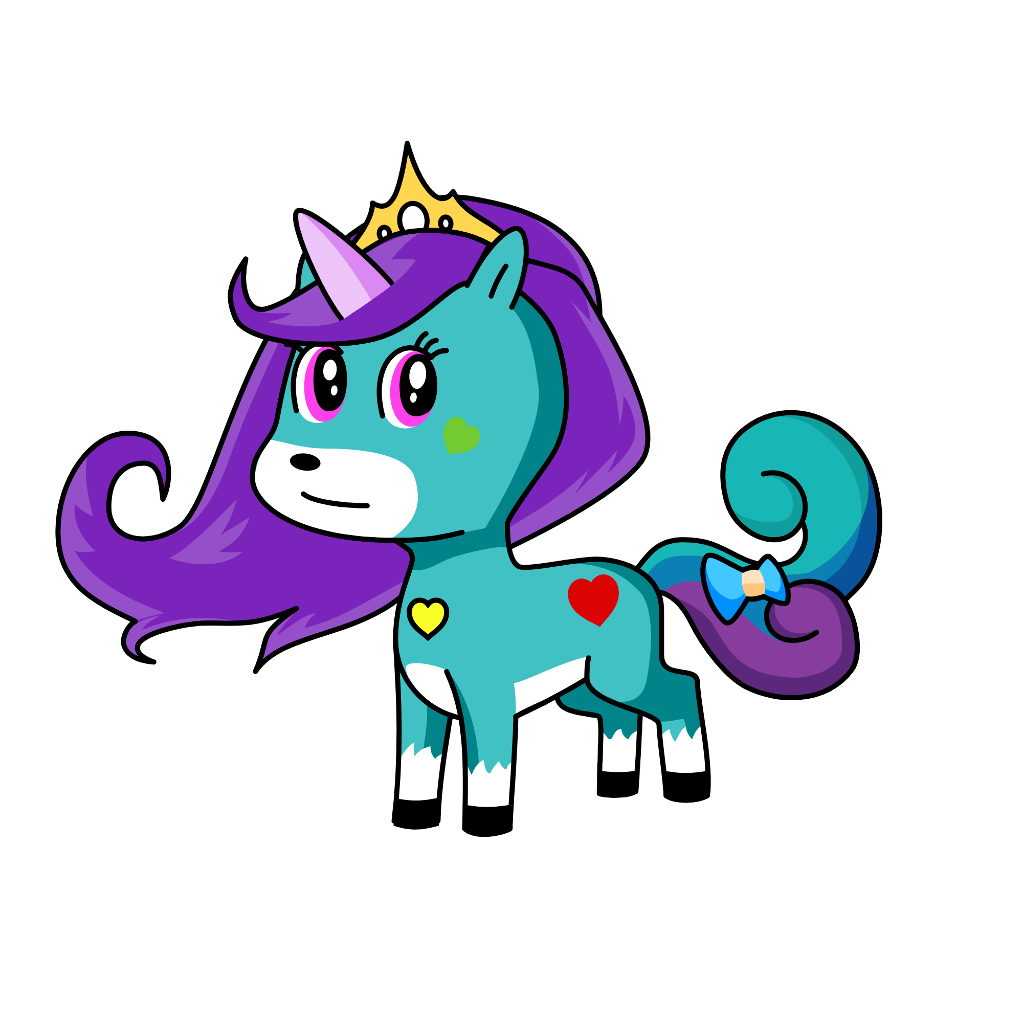 ies queen, the unicorn
