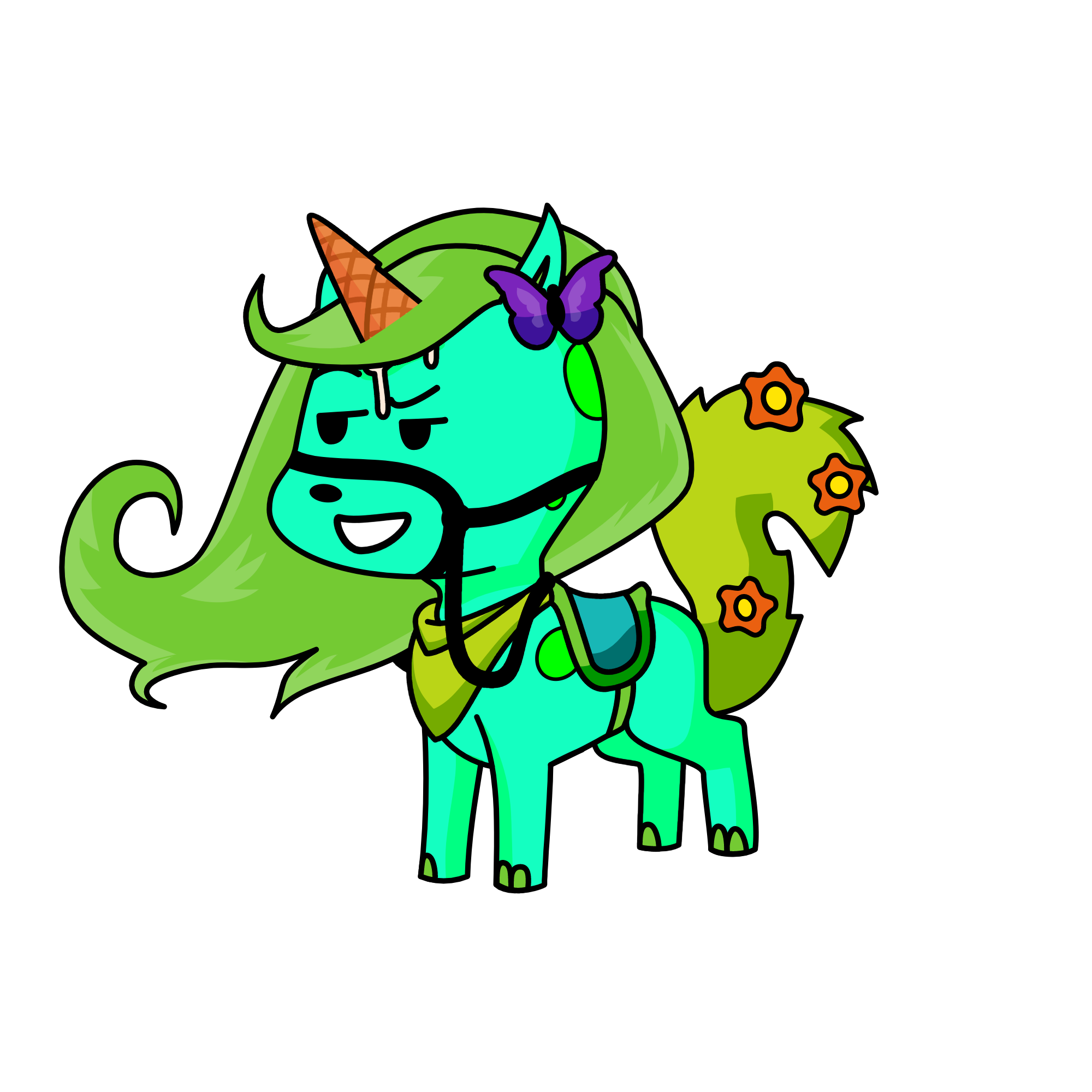Flora, the unicorn