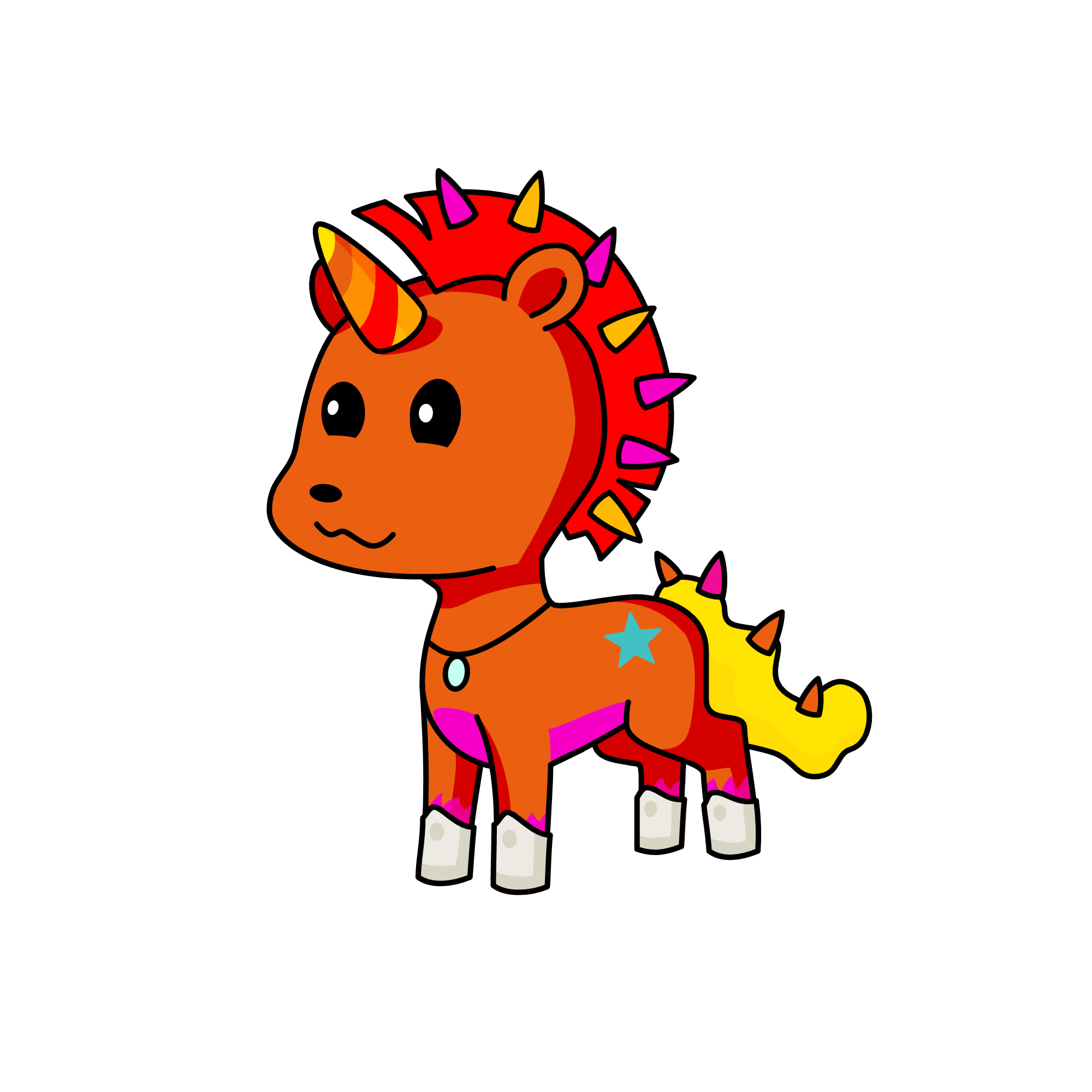 Sunny, the unicorn