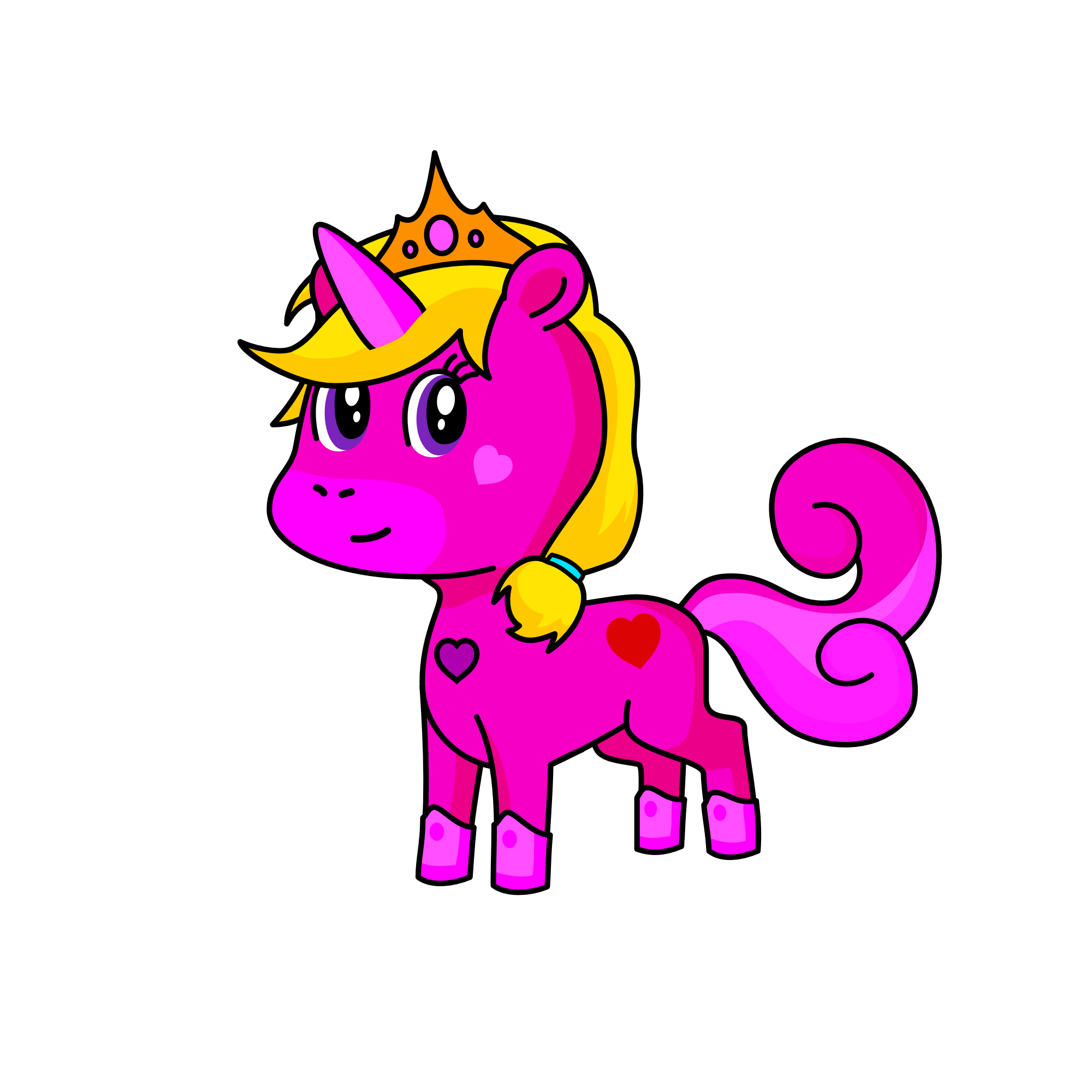 prinsess peach, the unicorn