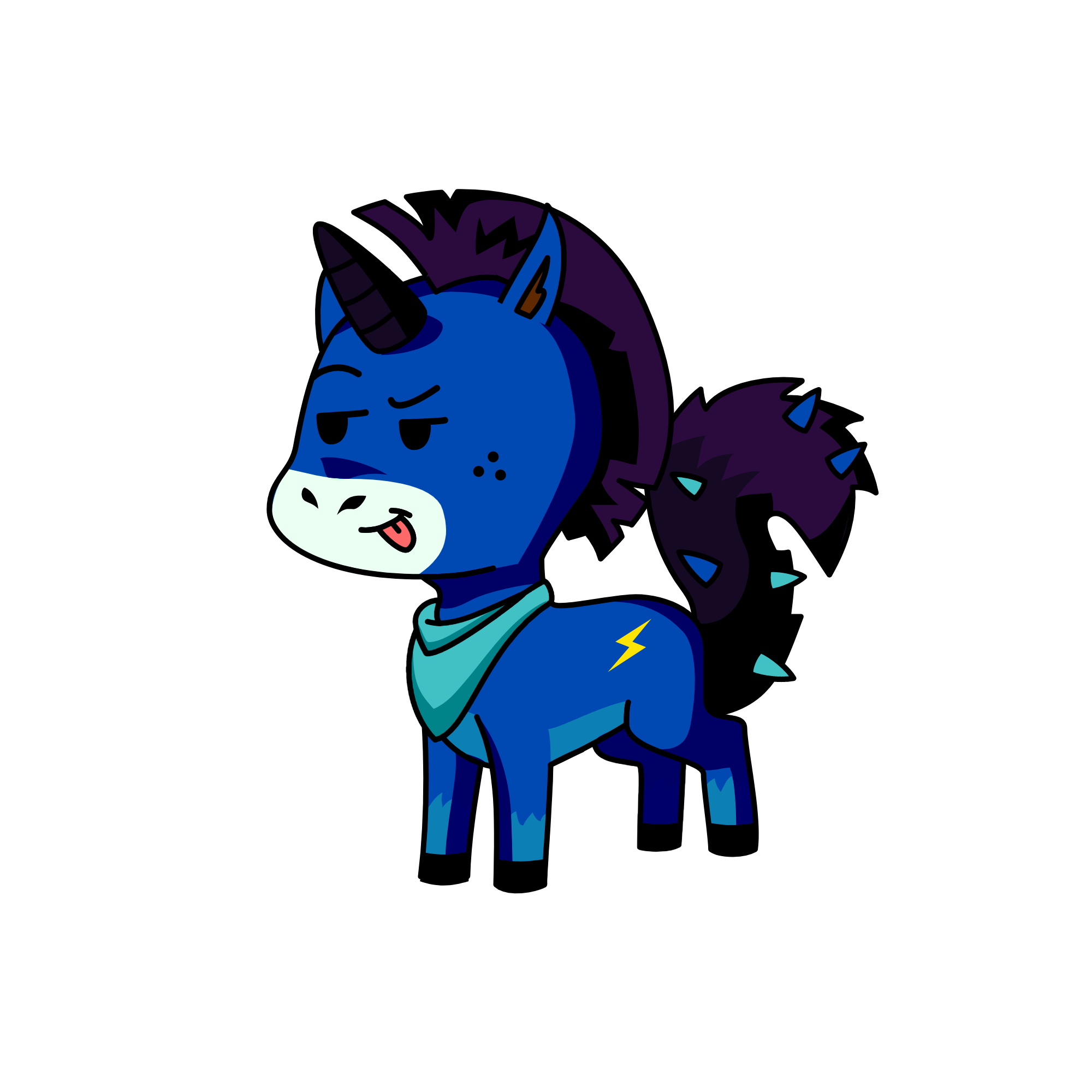 Sky, the unicorn