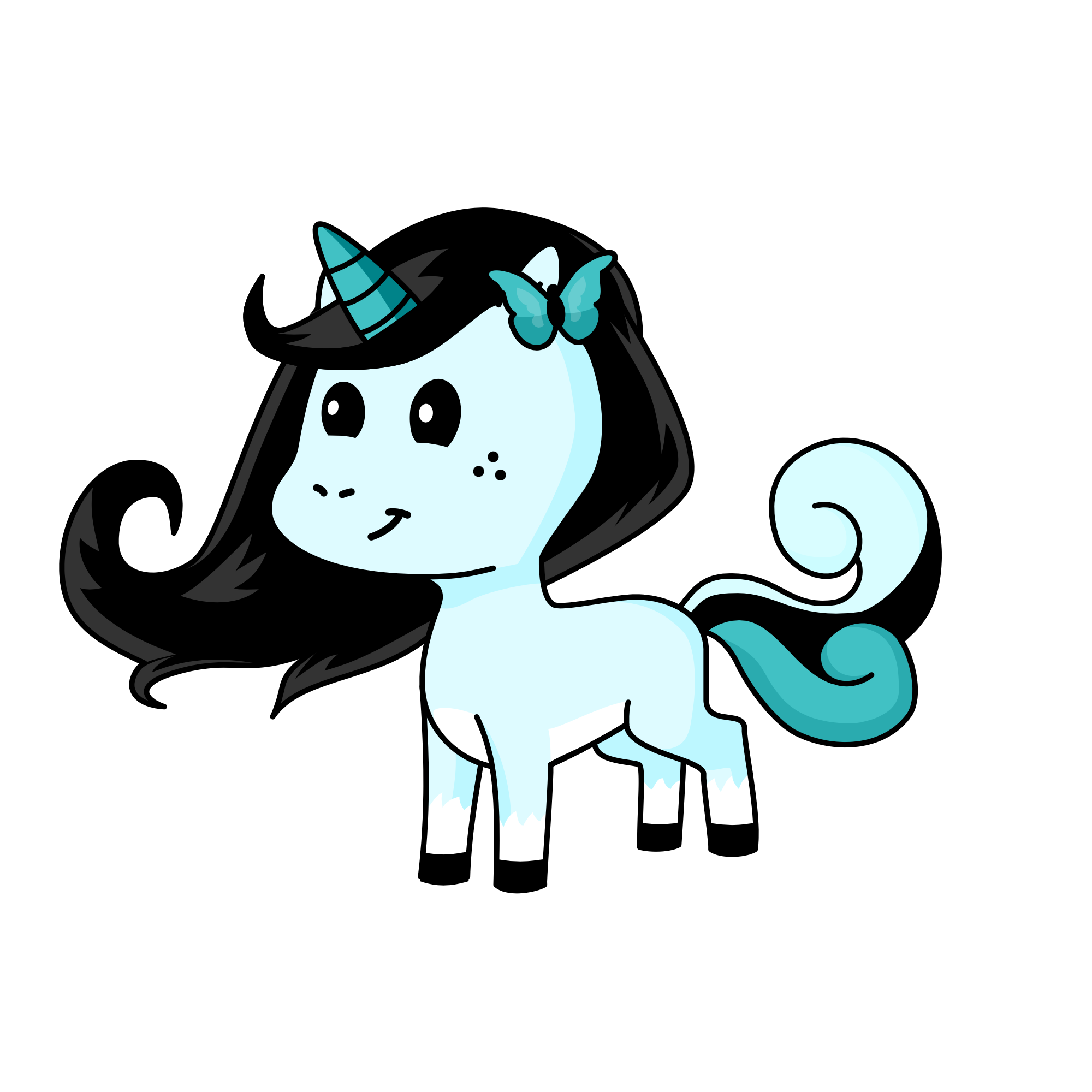 Ginger, the unicorn