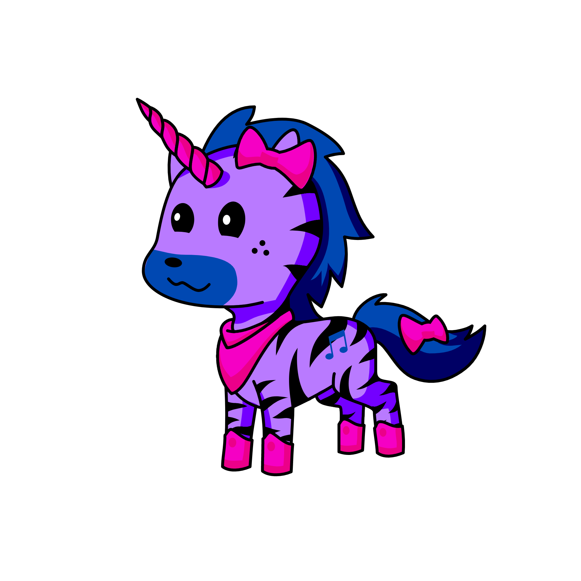stripey, the unicorn