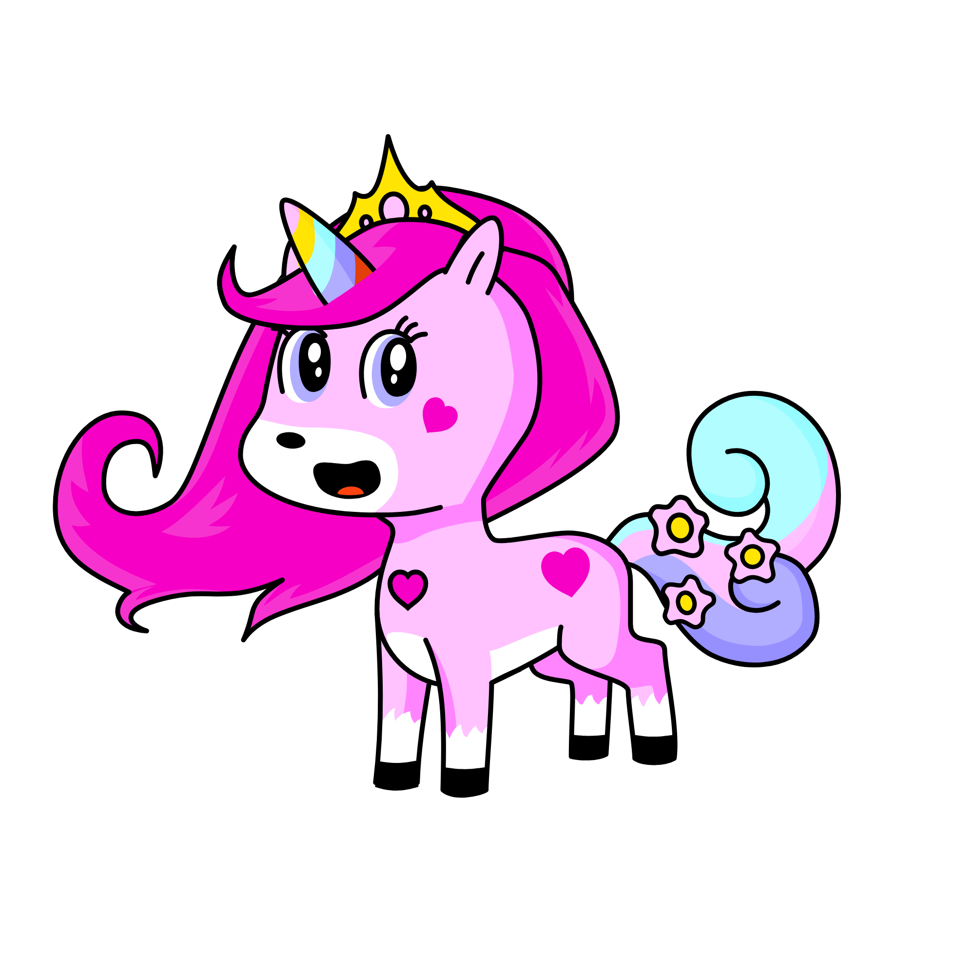rainbowella, the unicorn
