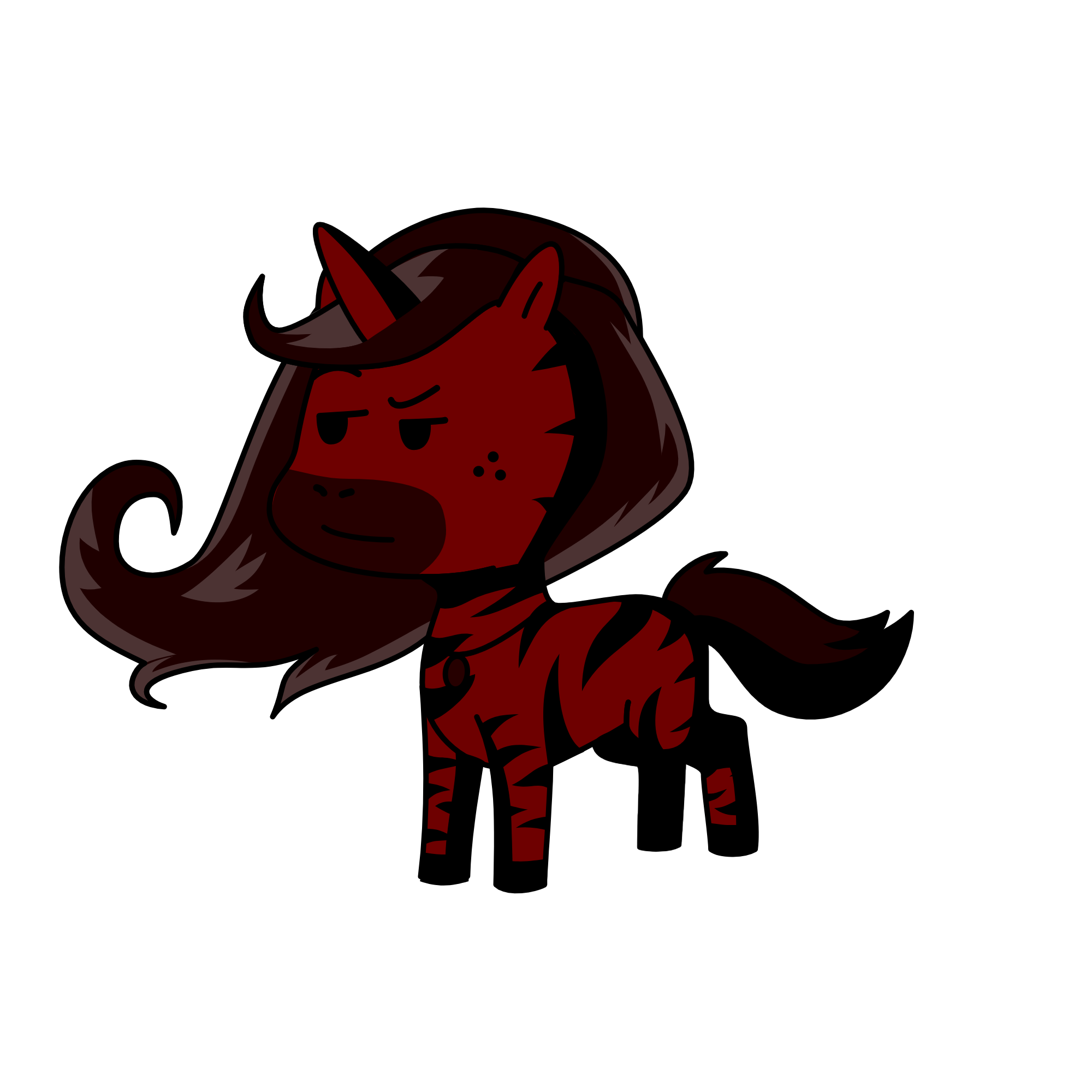Flame, the unicorn